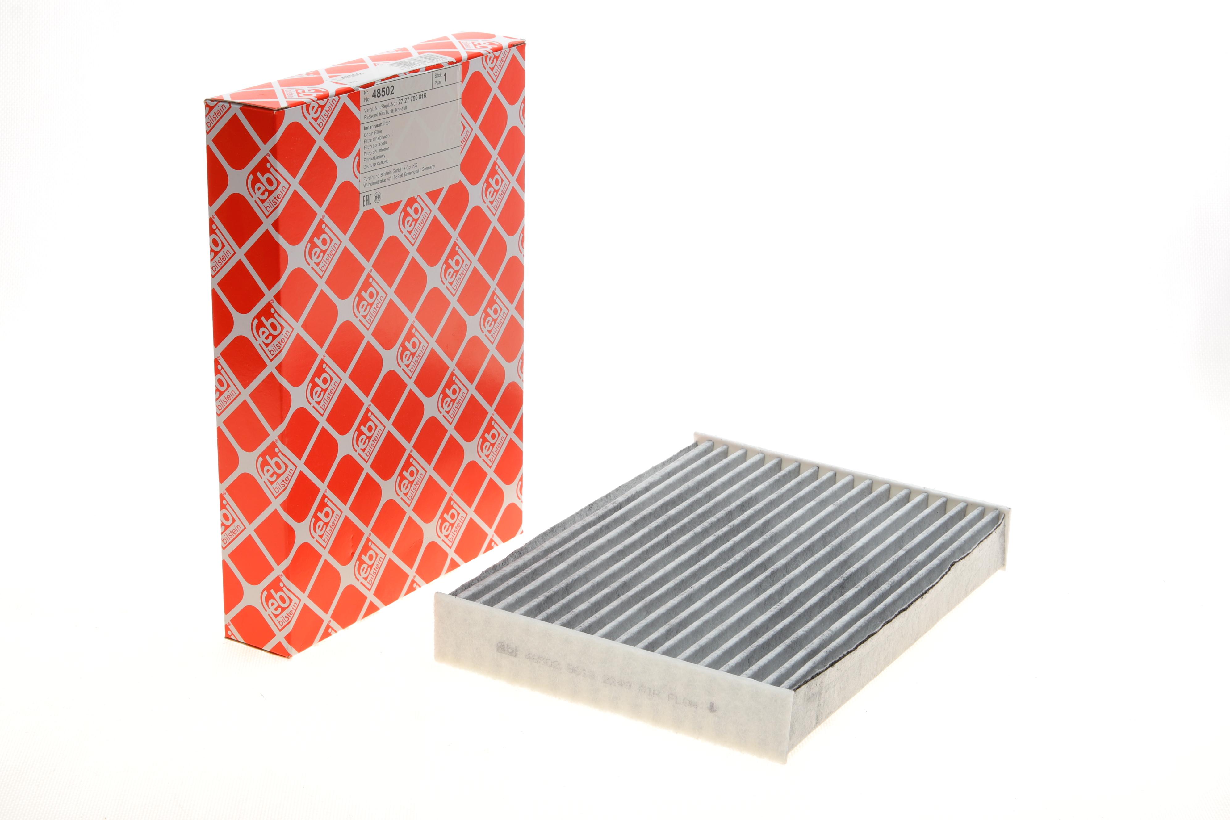 Фільтр салона Dacia Dokker/Lodgy/Renault Zoe 10- (вугільний)