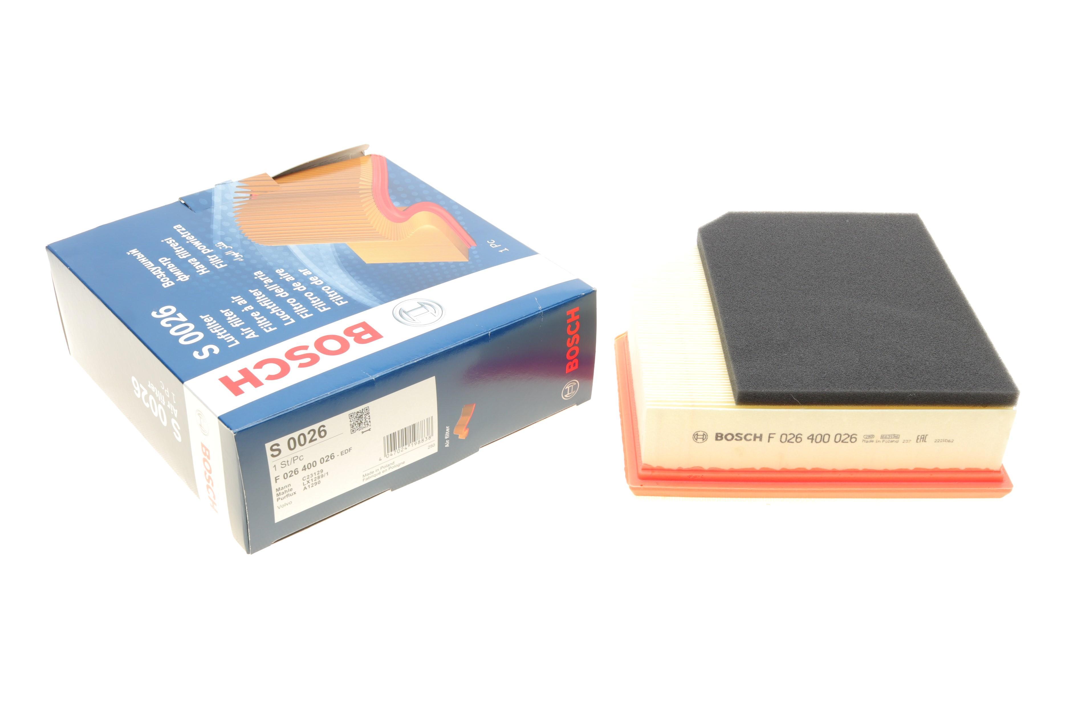 Фільтр повітряний Volvo S60/V70/XC70/XC90 2.4D 02-14