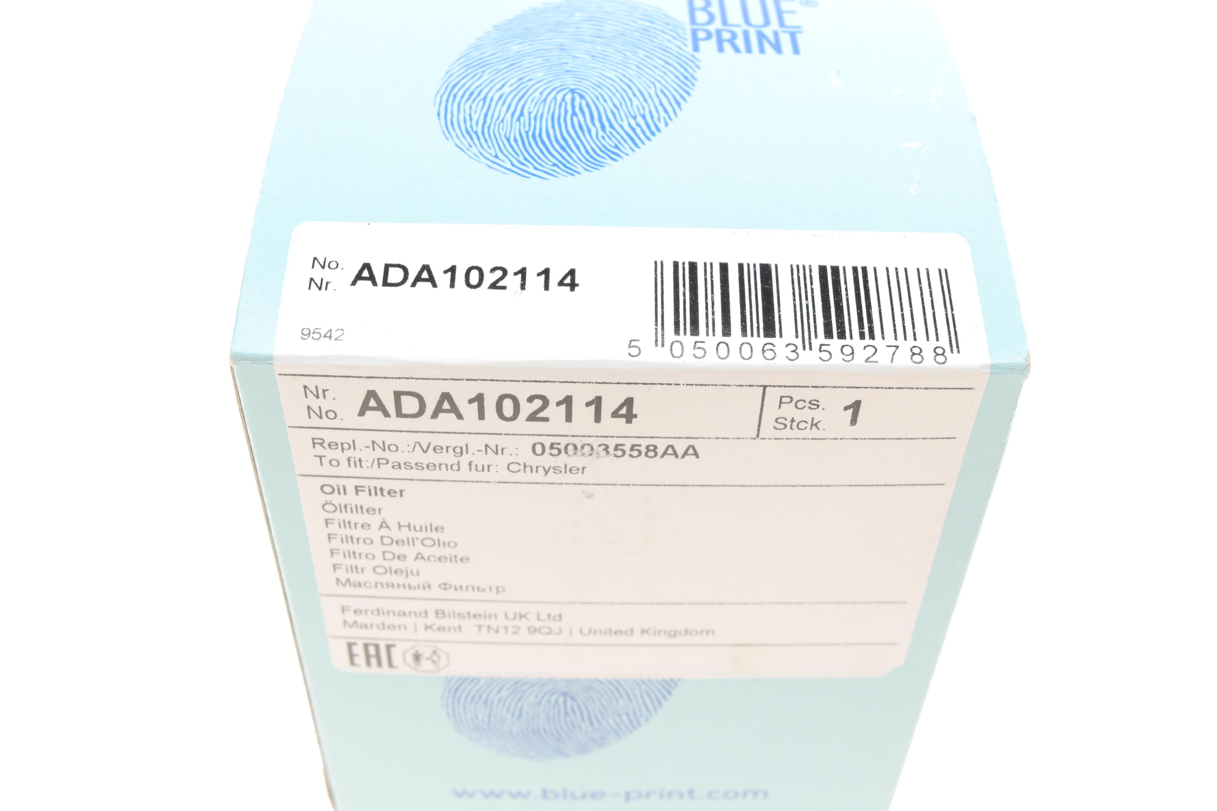 Фільтр масляний Jeep Cherokee 2.5-2.8CRD 01-08