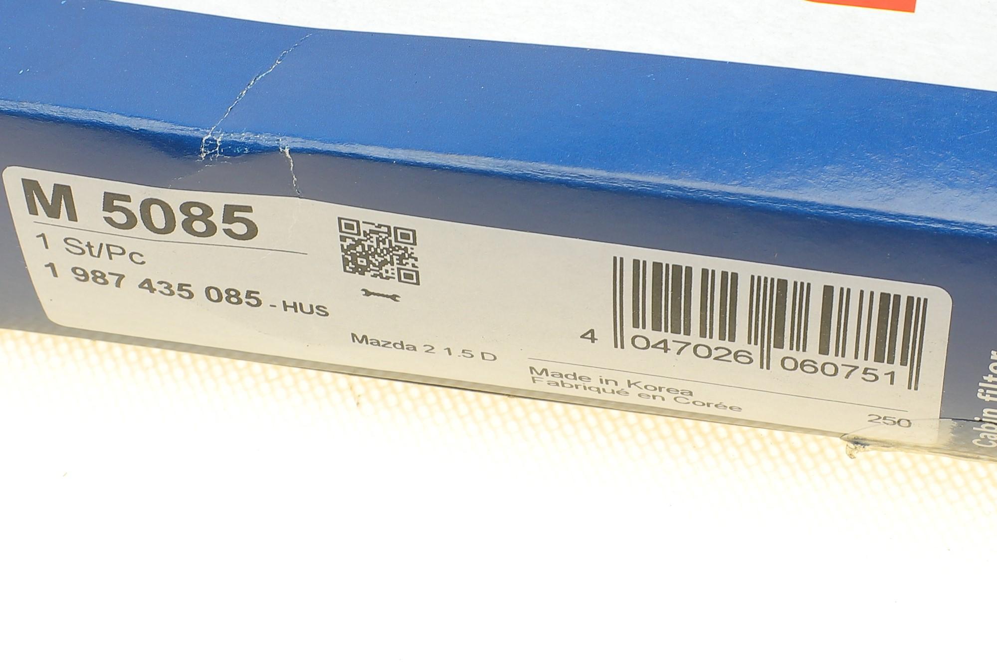 Фільтр салону Mazda 2/ CX-3 1.5/2.0 16V 14-