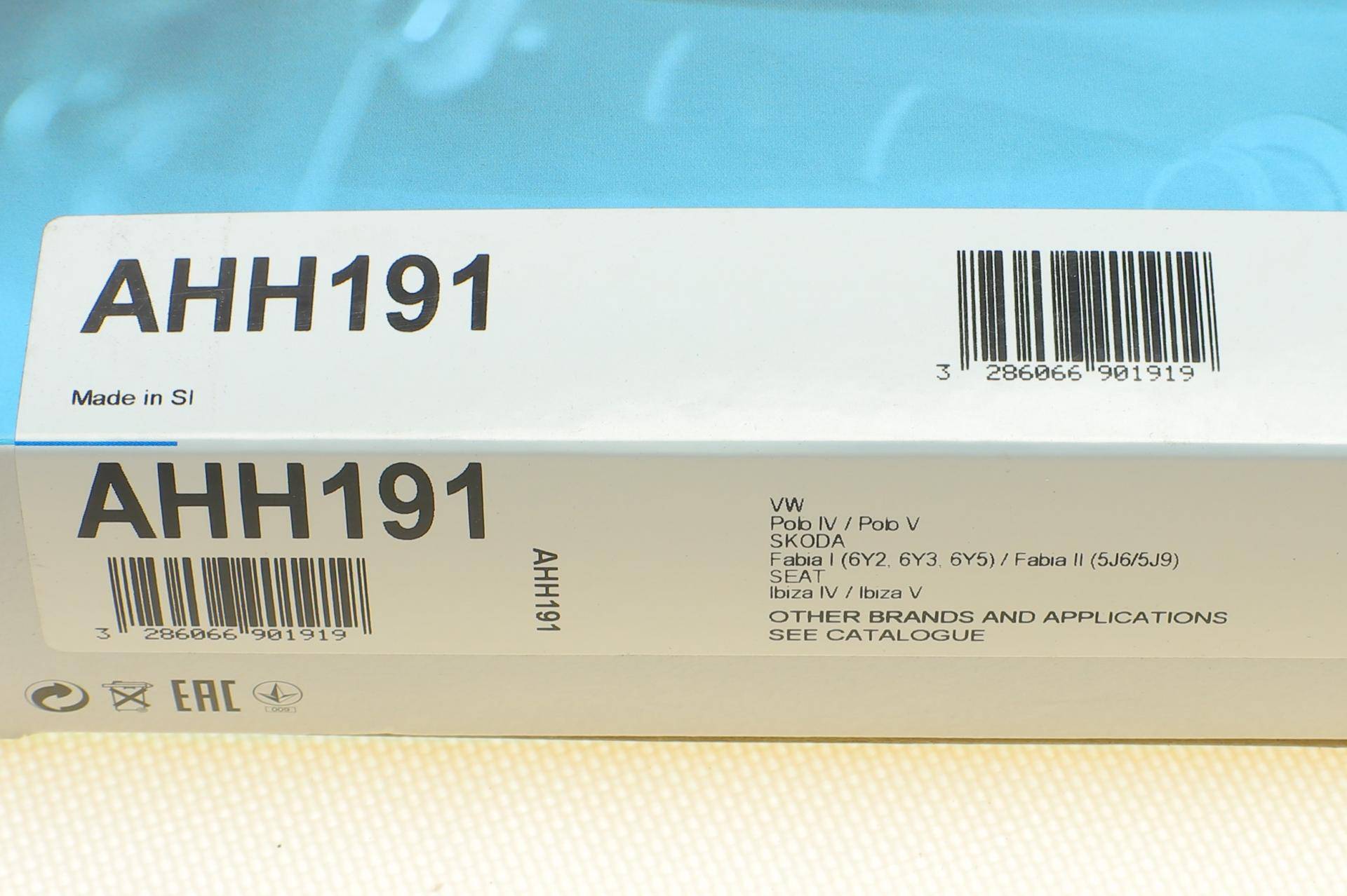 Фільтр салону Skoda Fabia/Roomster/VW Polo 99-10 (антиалергенний, захист від вірусів) CabinHepa+