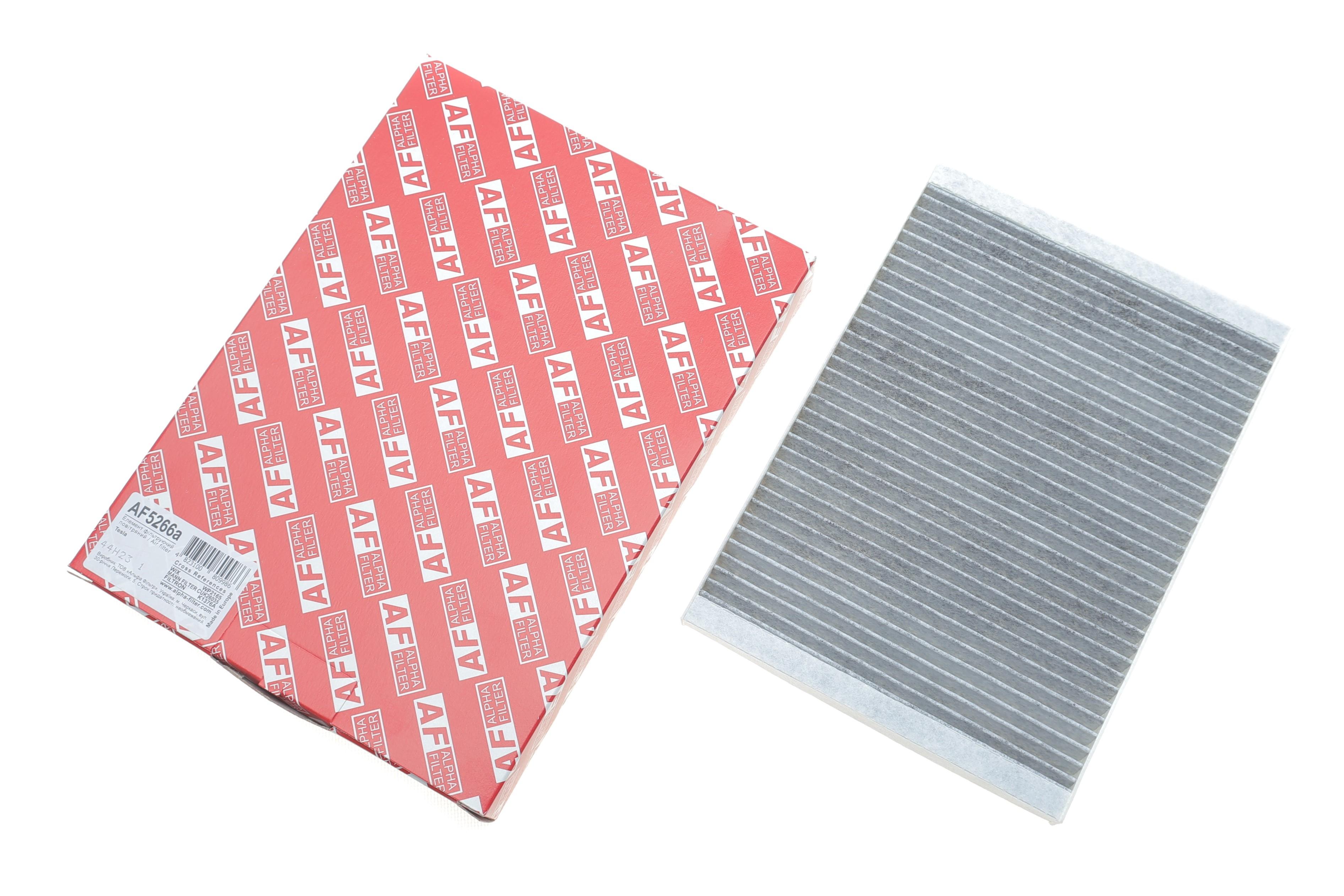 Фільтр салону Tesla Model-S Electric 15- (вугільний)