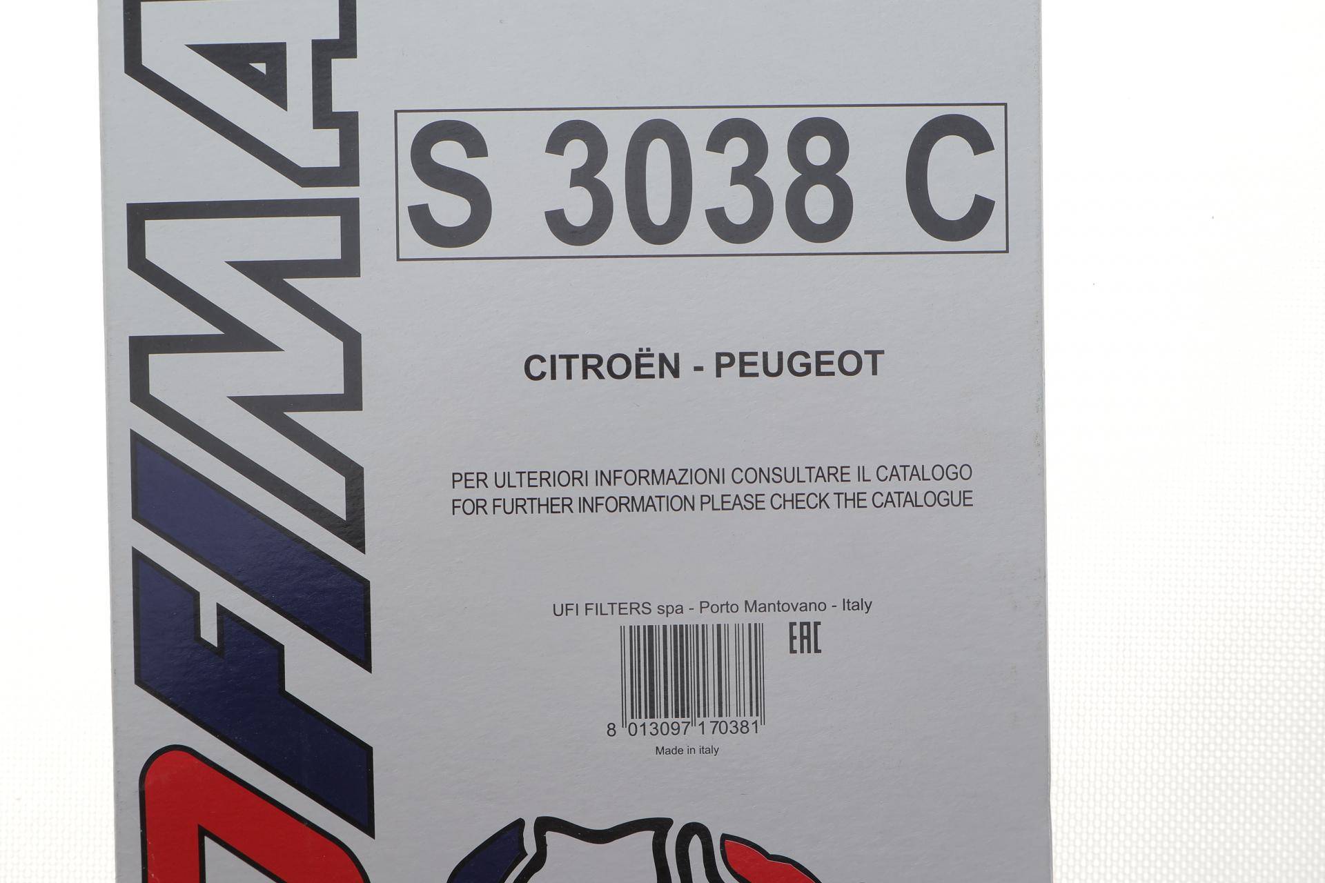 Фільтр салону Citroen C2 03-10/C3 01-/C4/Peugeot 1007 04-/307 01-/308 07-14/408 11-