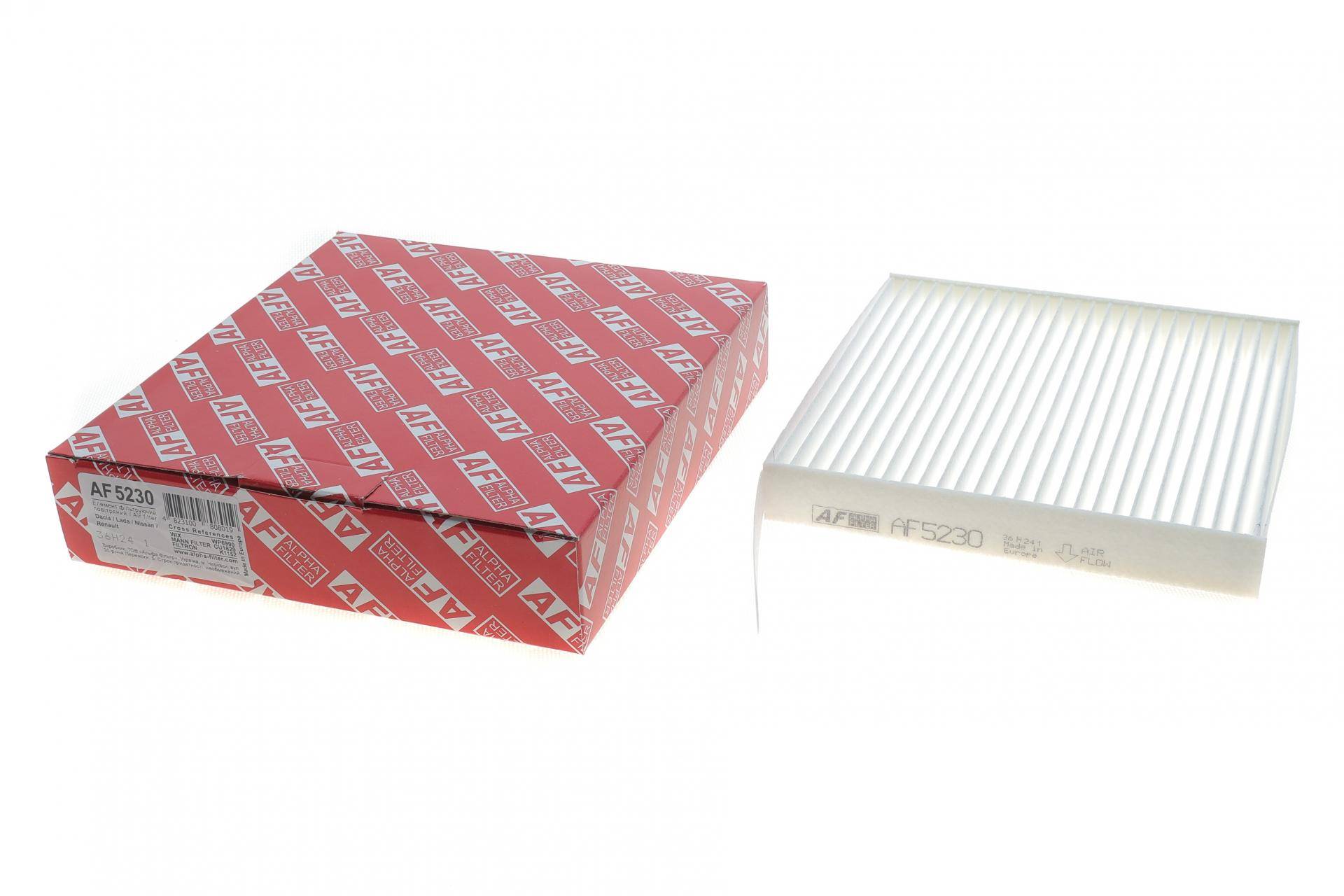 Фільтр салону Renault Clio 05-14/Duster 10-18/Logan 04-/Nissan Micra 03-10/Note 06-13/Almera 12- (без кришки)