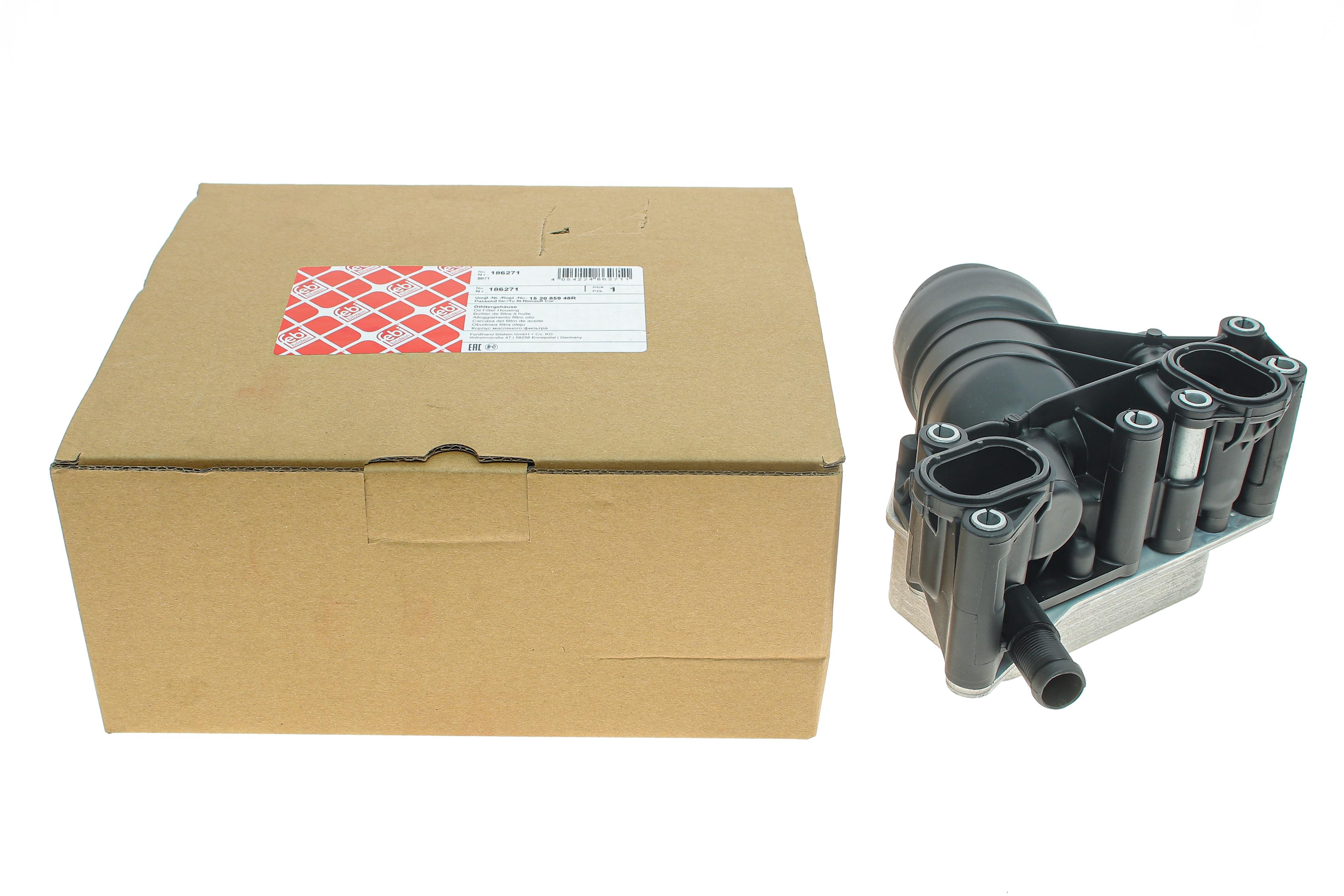 Корпус фільтра масляного Renault Trafic 1.6 dCi 14- (теплообмінник)