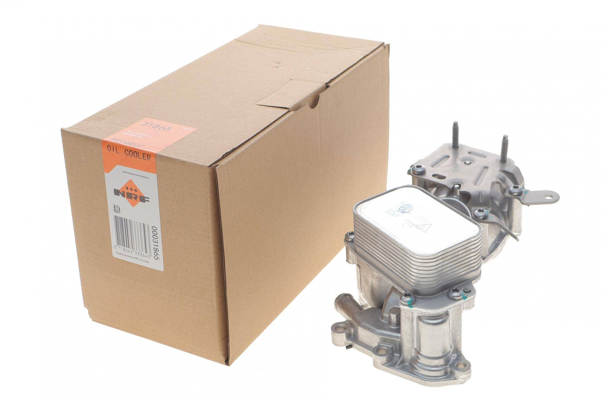 Корпус фільтра масляного (з радіатором) Citroen Berlingo/Peugeot Partner 1.6 HDi 11- (+фільтр)