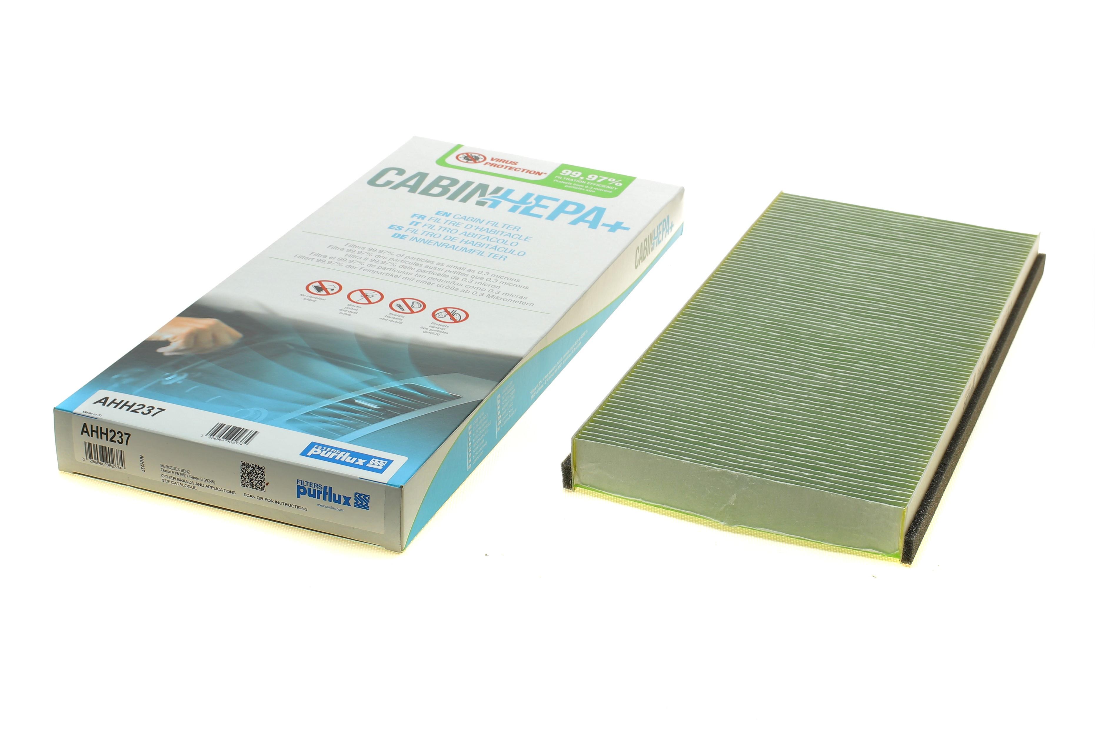 Фільтр салону MB A-class (W169)/B-class (W245) (антиалергенний, захист від вірусів) CabinHepa+