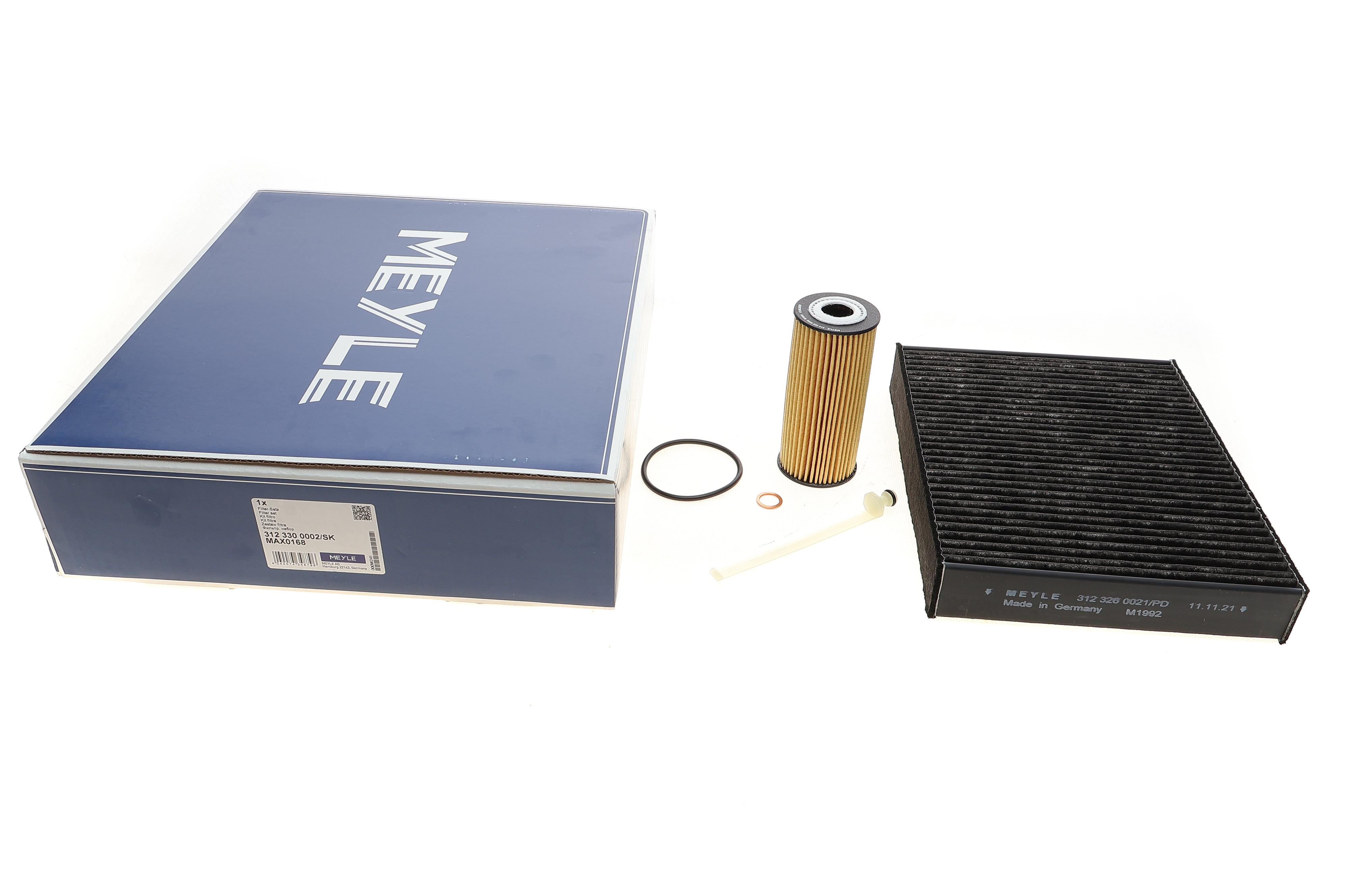 Комплект фільтрів BMW 3 (F30/F80) 11-18 B38/B46/B47/B48/N47 (масляний/салон вугільн.)