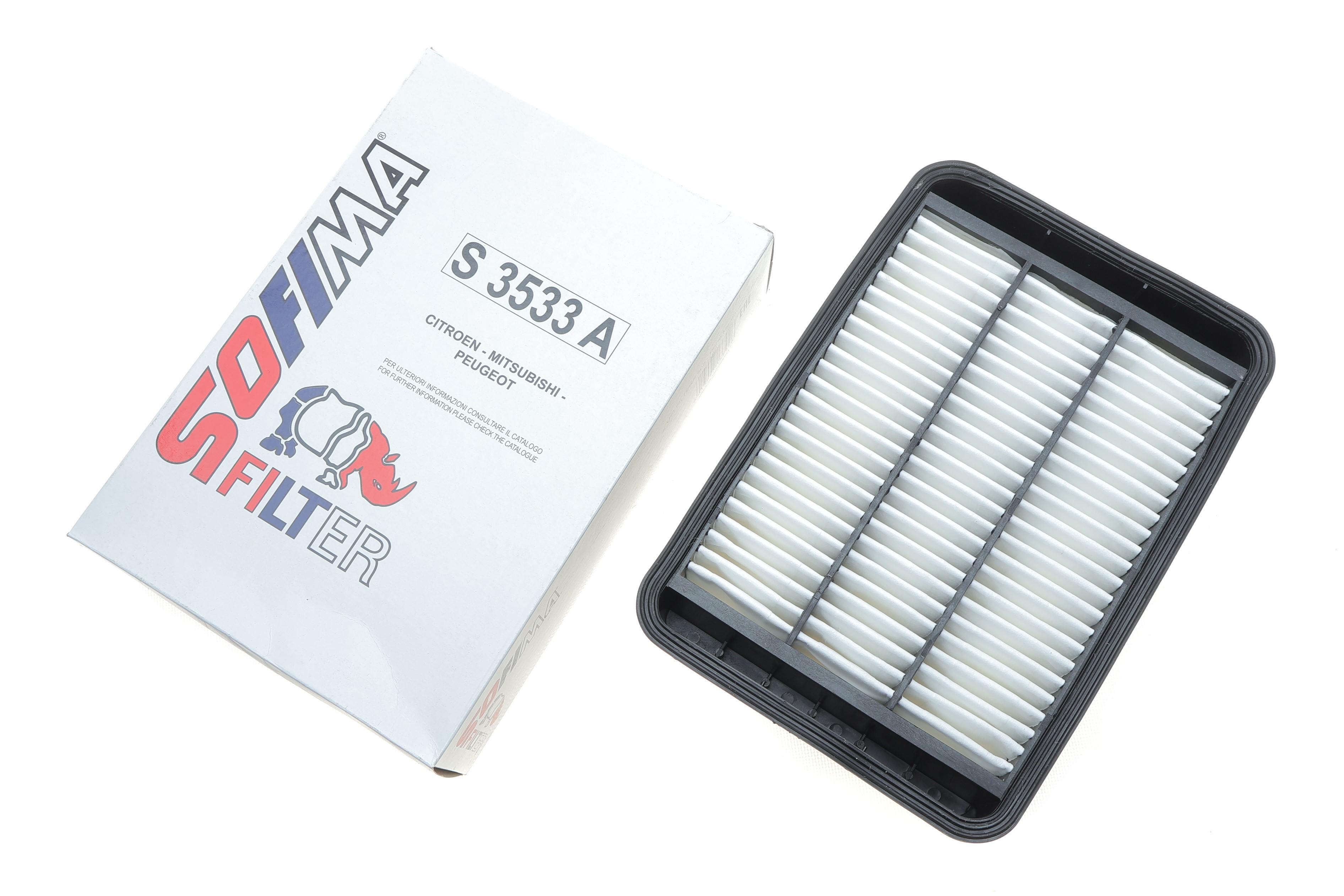 Фільтр повітряний Peugeot 4008 1.6/2.0 12-/4007 2.0-2.4i/2.2HDi 07-13/Mitsubishi Lancer 1.5-2.0 07-