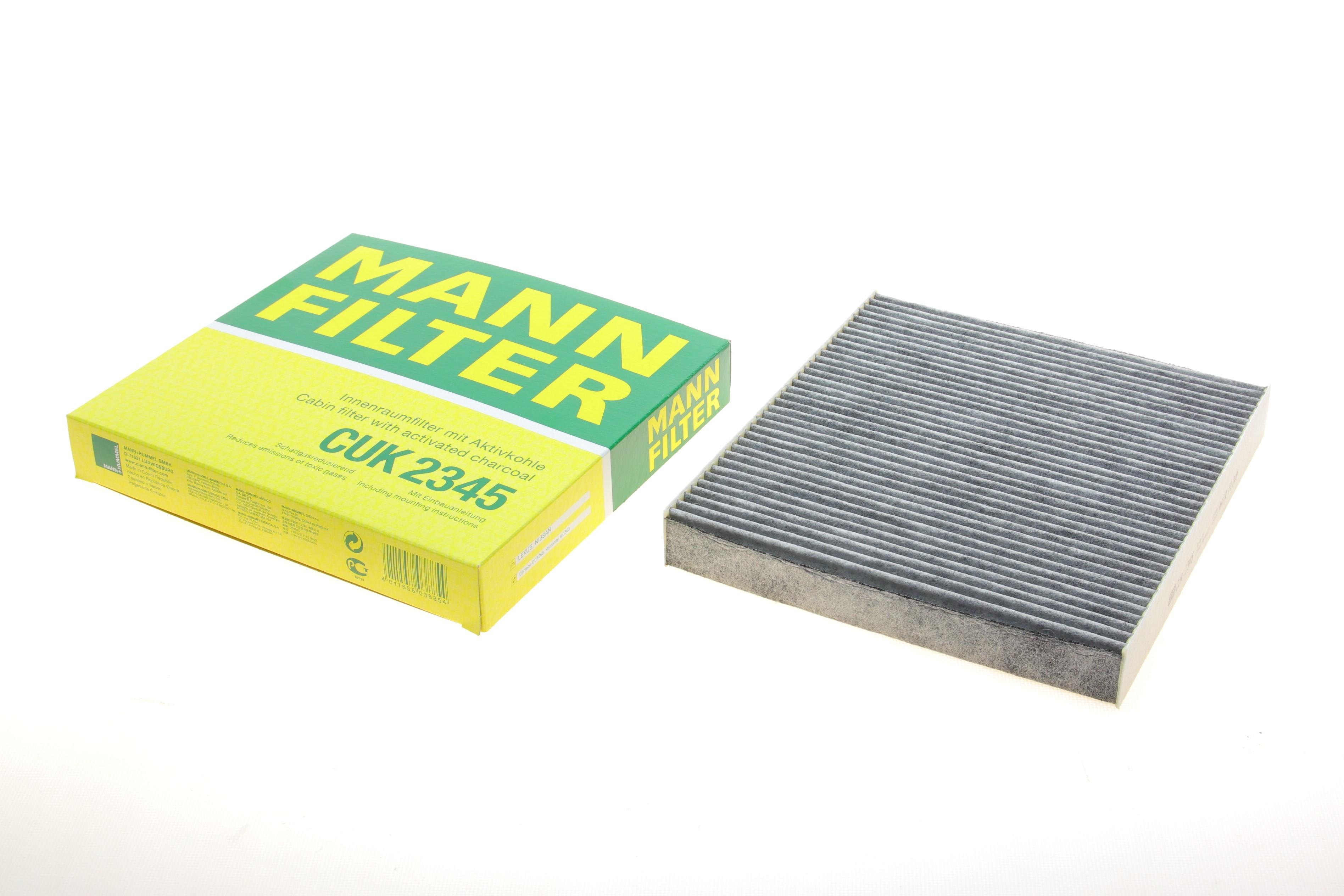 Фільтр салону Nissan Almera/Primera/Tino 00-/Lexus GS/IS/RC 12- (вугільний)