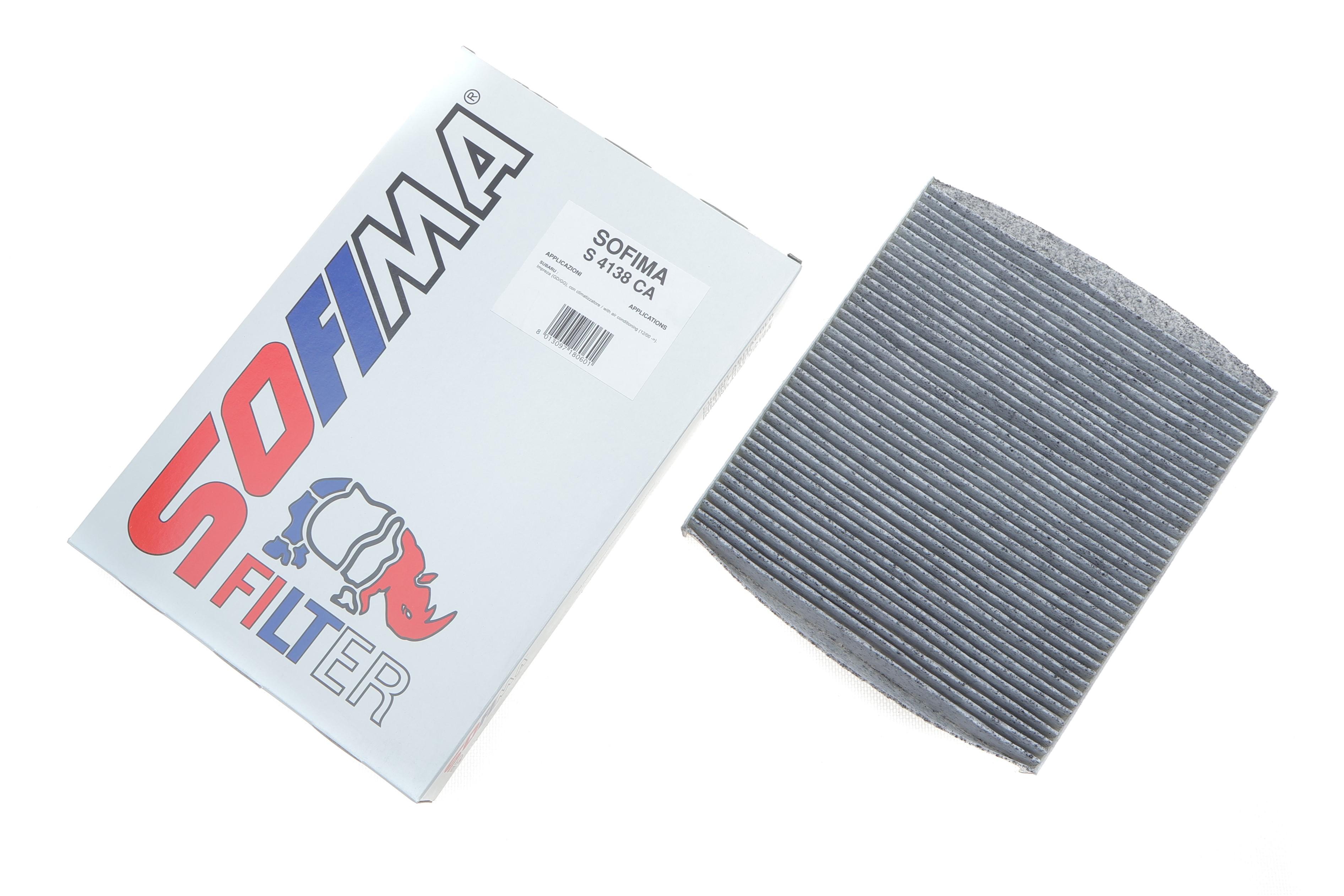 Фільтр салону Subaru Impreza II 00-07 (вугільний)