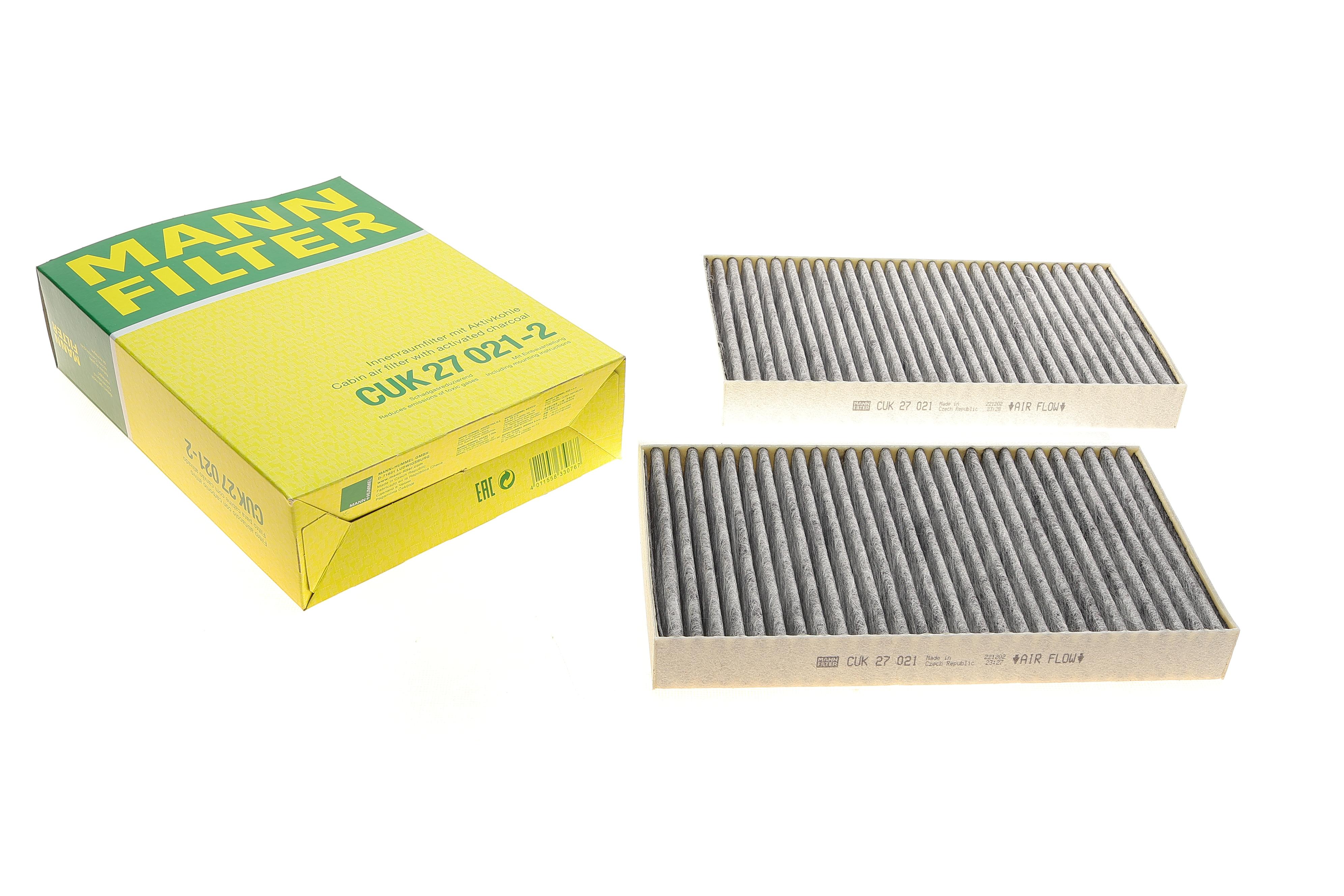 Фільтр салона MB S-class (W222/C217) 13- (вугільний) (к-кт 2шт.)