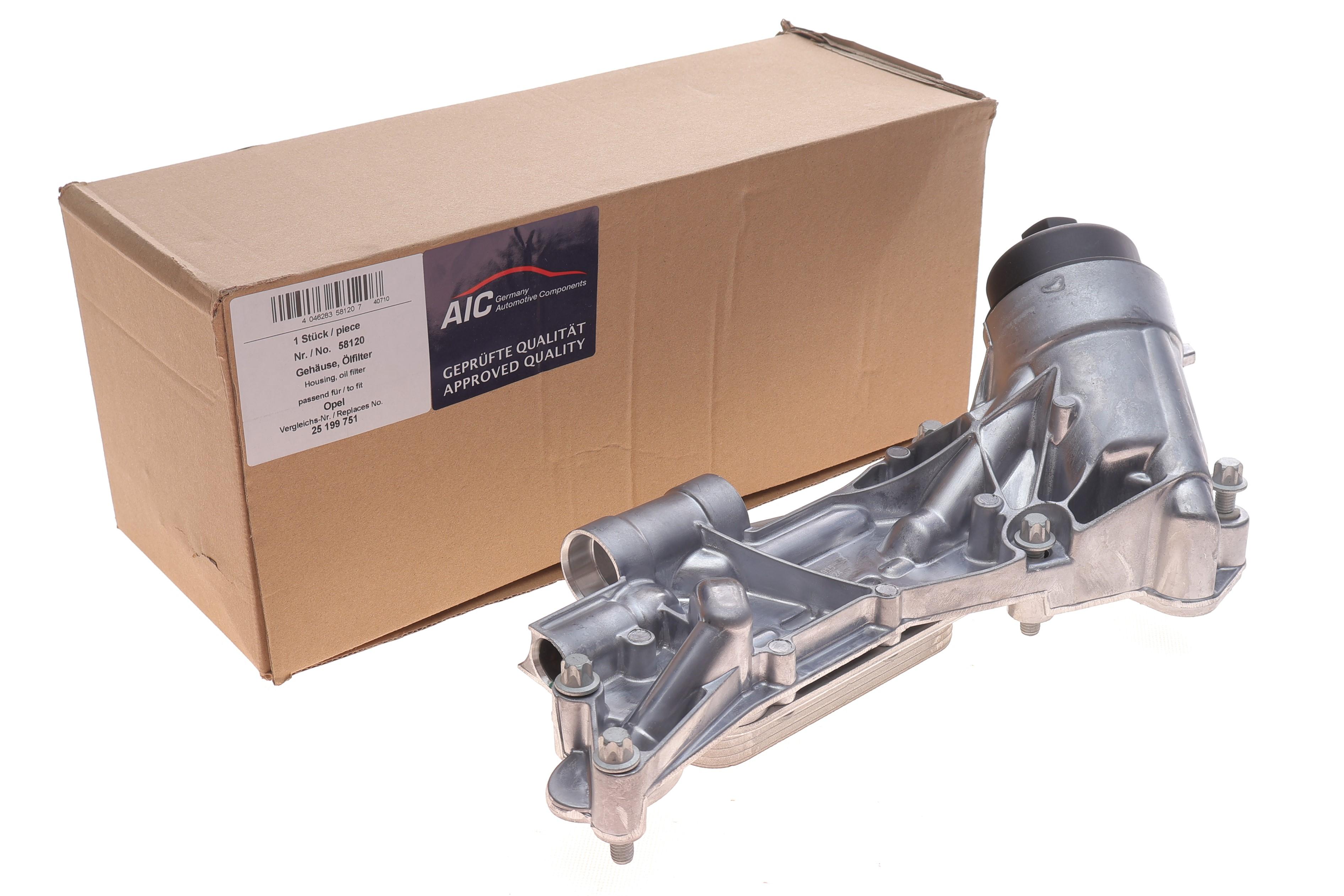 Корпус фільтра масляного (з радіатором) Opel Astra H/J/Vectra C/Zafira 1.6/1.8 06-15