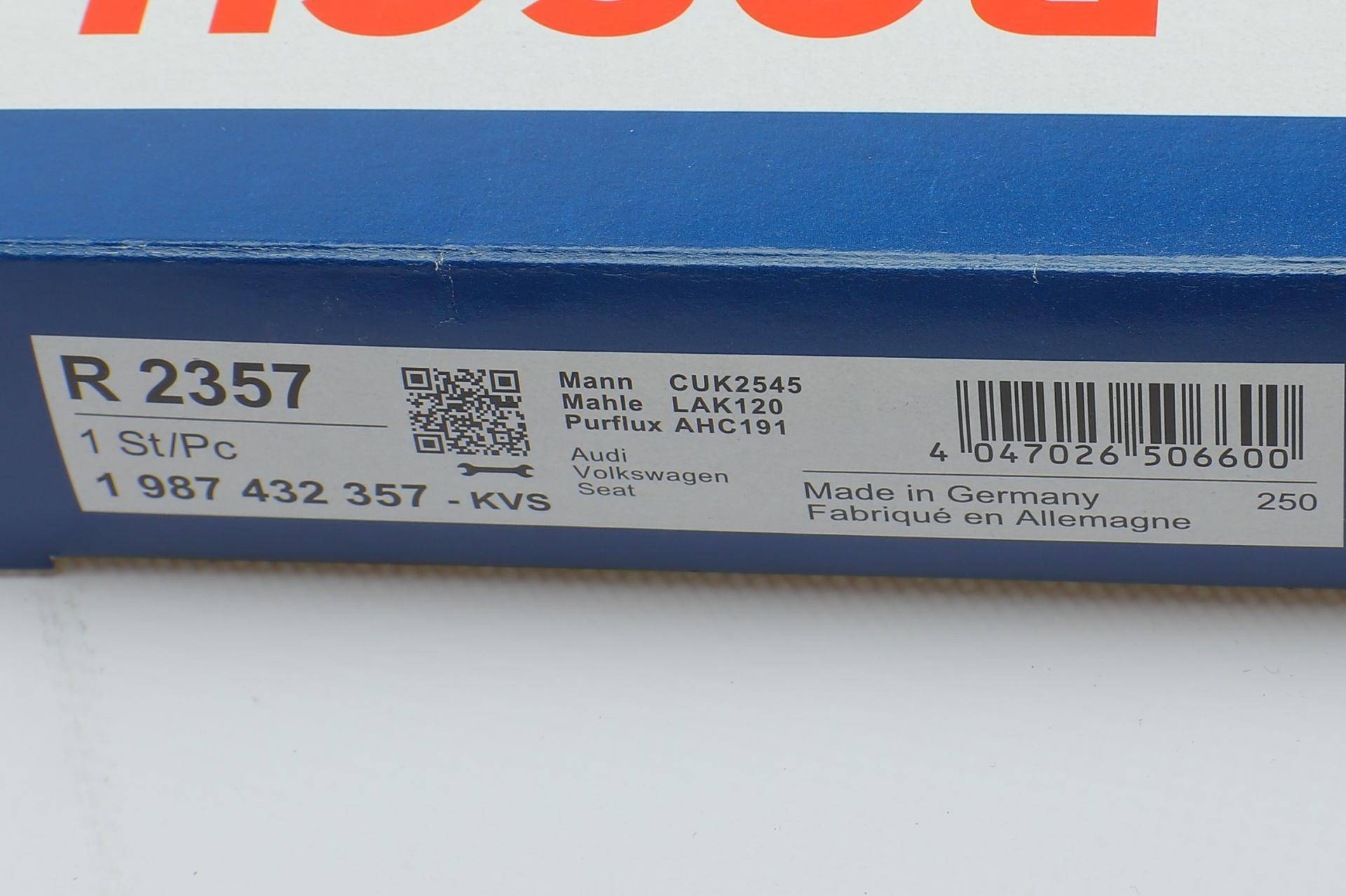 Фільтр салону Skoda Fabia/Roomster/VW Polo 99-10 (вугільний)