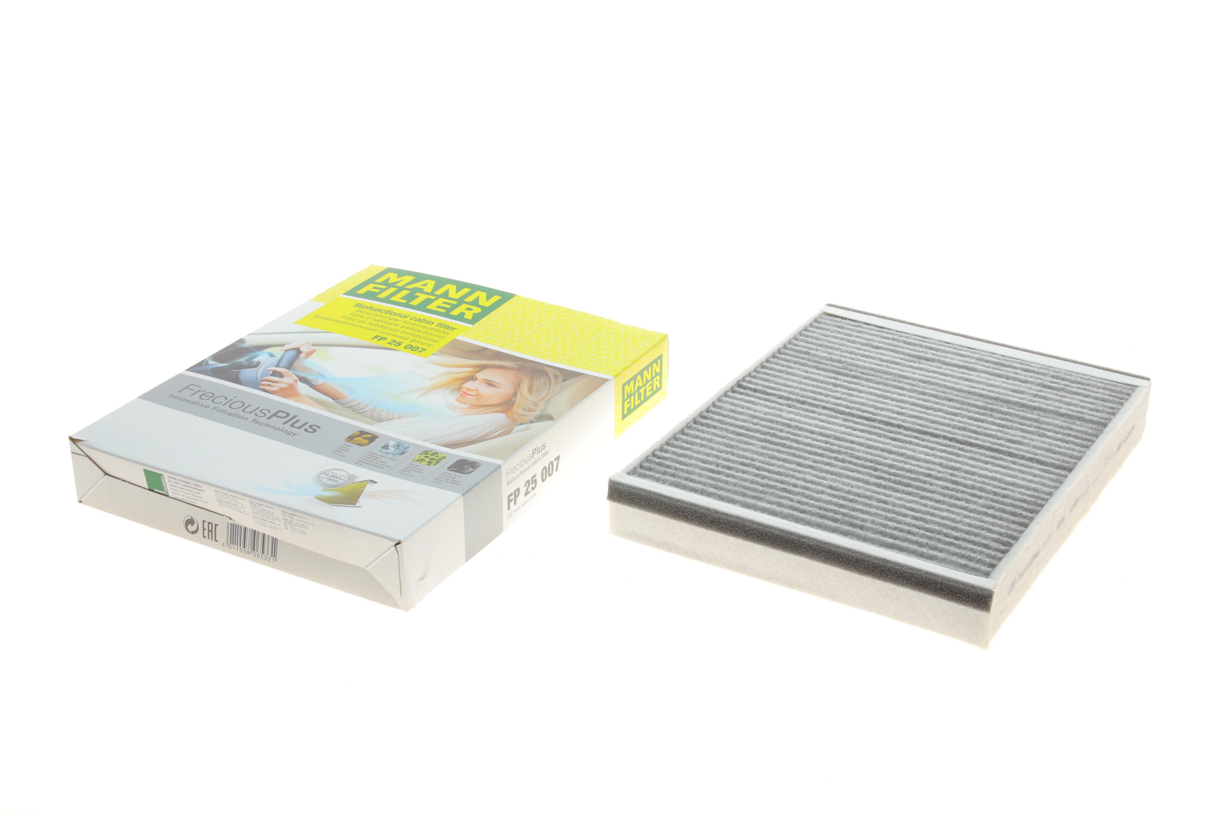 Фільтр салону Ford Transit Connect 1.0/1.6TDCi 13- (вугільний/антибактеріальний)