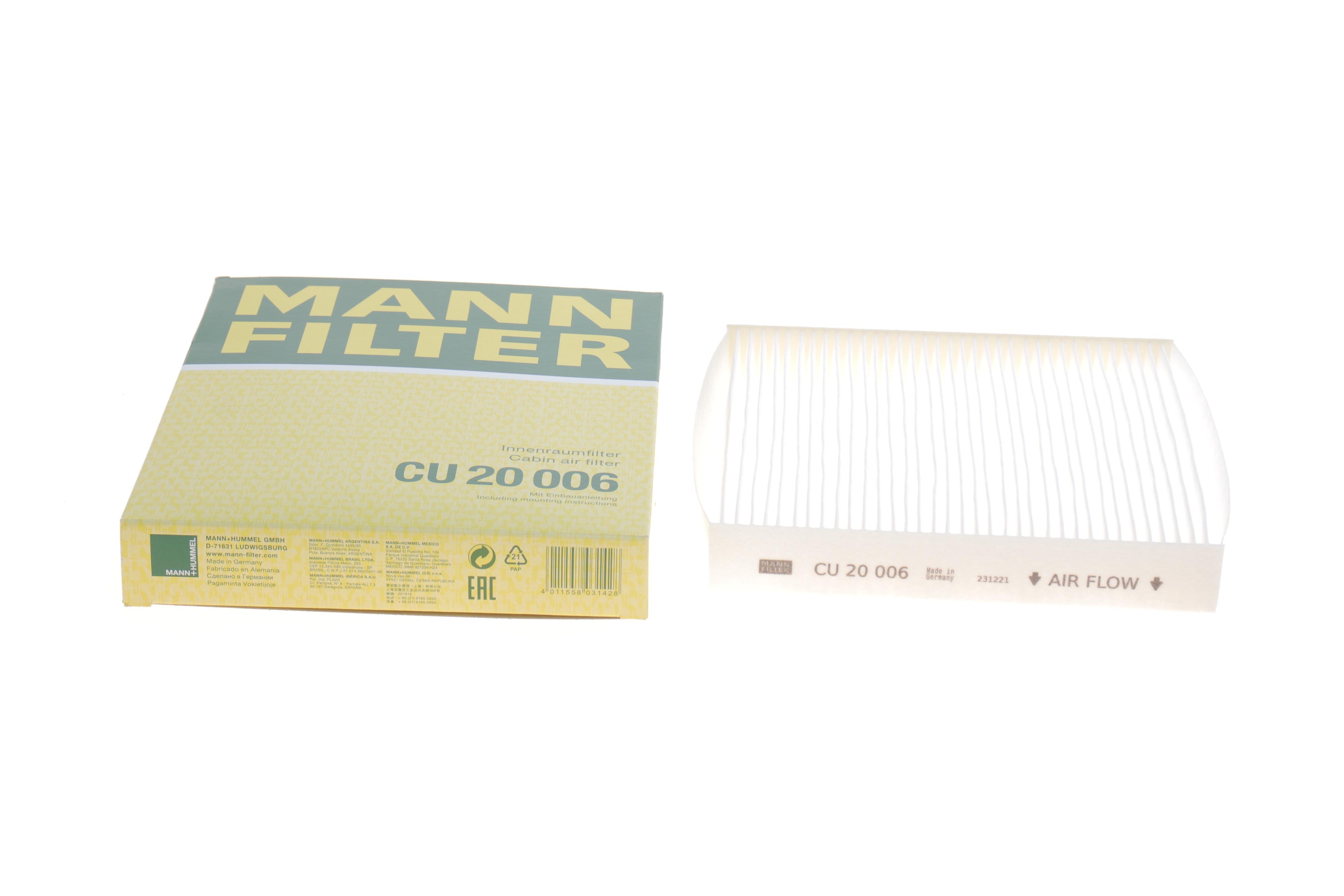 Фільтр салону Fiat Panda/500 06-