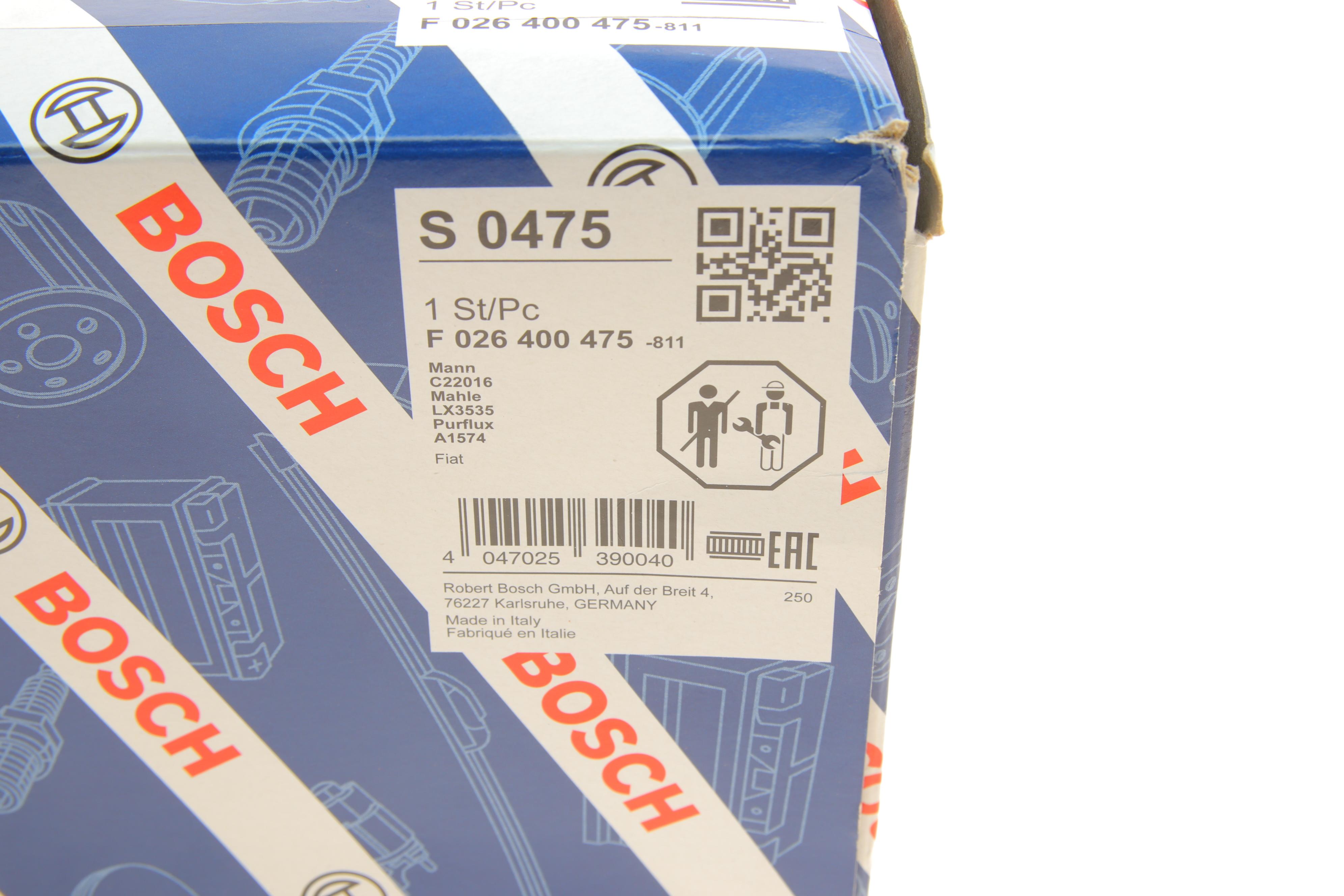 Фільтр повітряний Fiat 500/Panda/Punto 0.9 12-