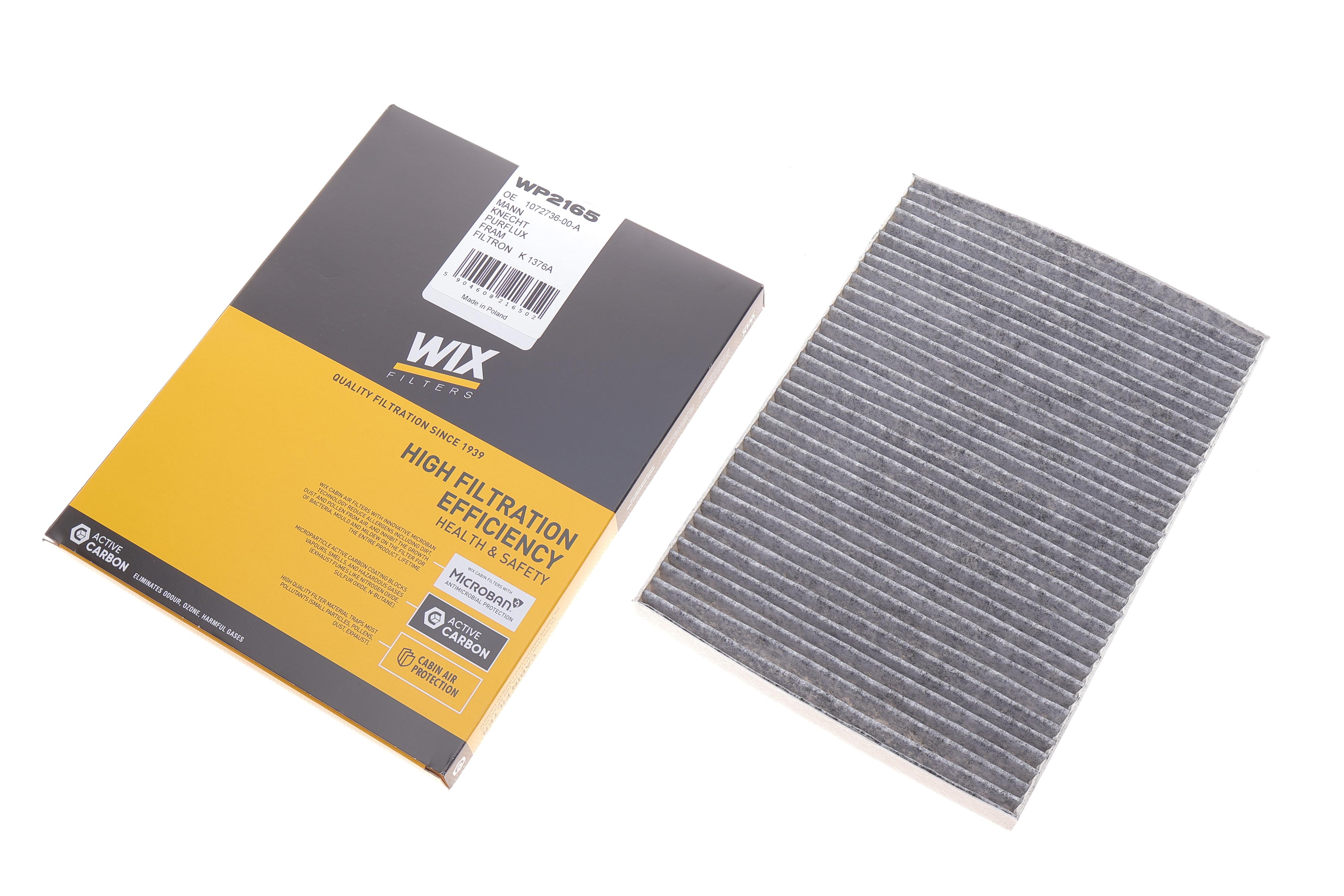 Фільтр салону Tesla Model-S Electric 15- (вугільний)