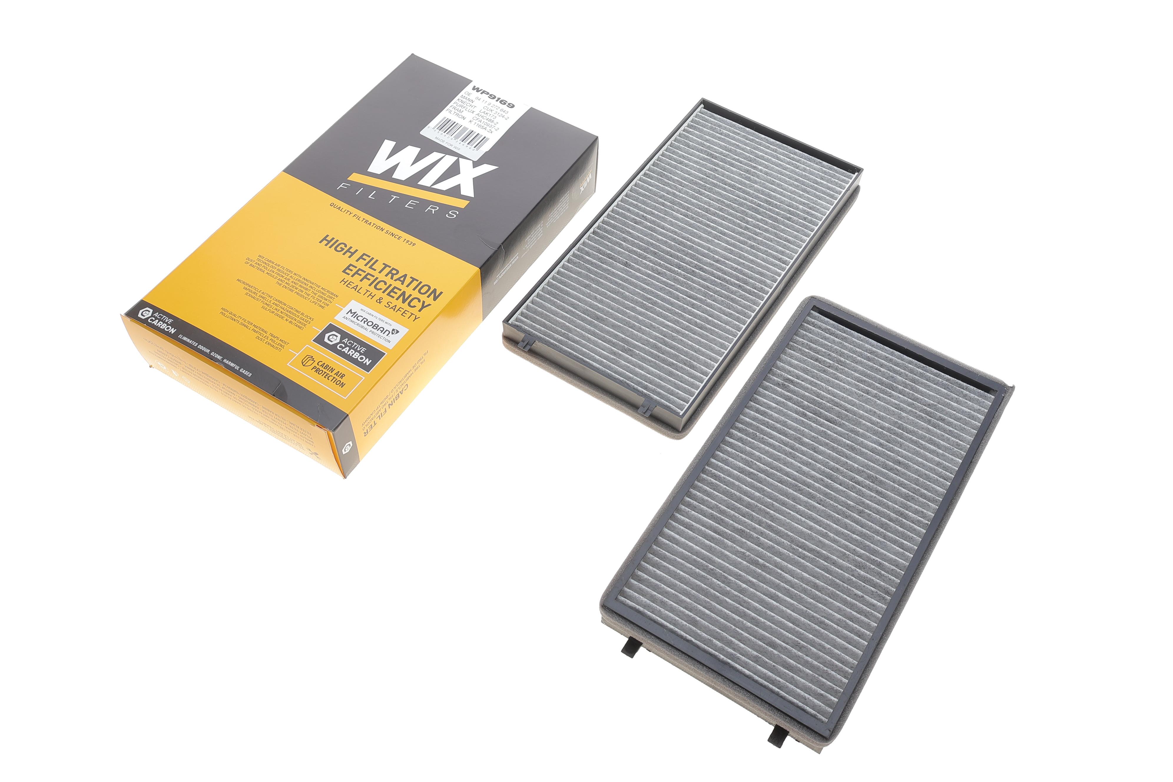 Фільтр салону BMW 7 (E65/66/67) 01-08 (вугільний) (к-кт 2шт.)