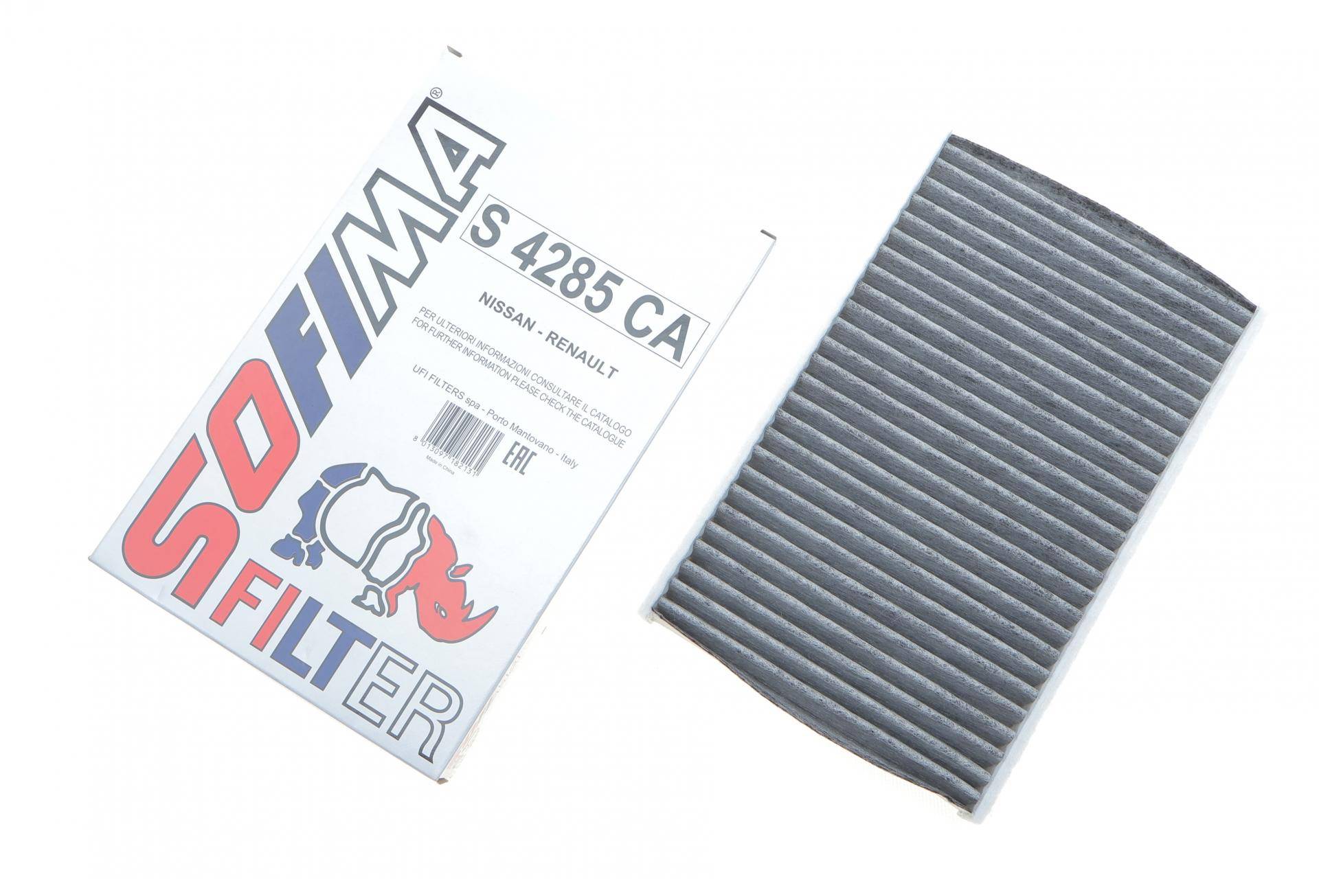 Фільтр салону Nissan Tiida/Pulsar 14-/Juke/Renault Fluence 10- (вугільний)