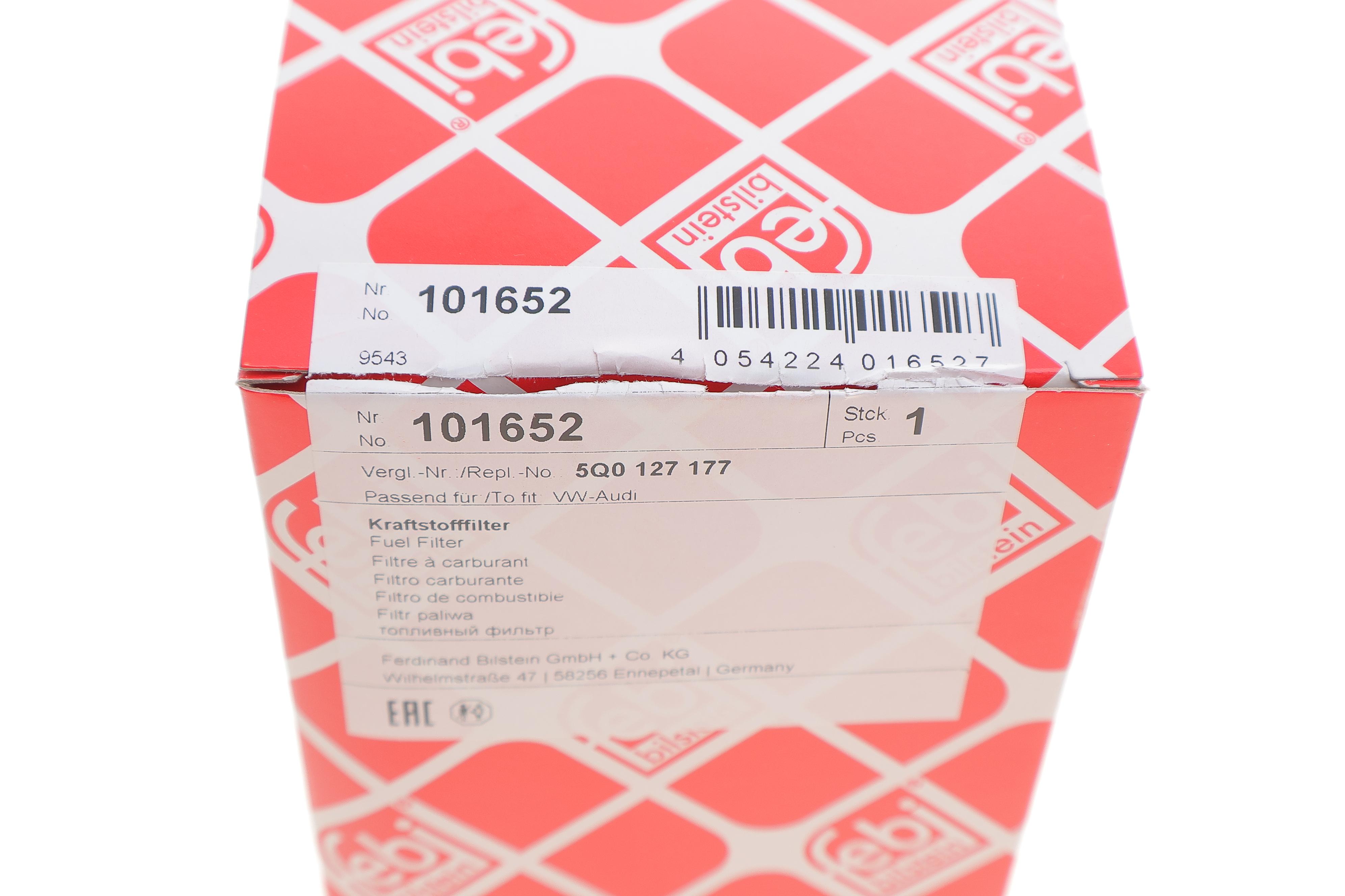 Фільтр паливний Audi A3/Q2/TT/Skoda Octavia/SuperB/VW Caddy/Golf/Passat/Polo/Tiguan 1.6/2.0TDI 09-