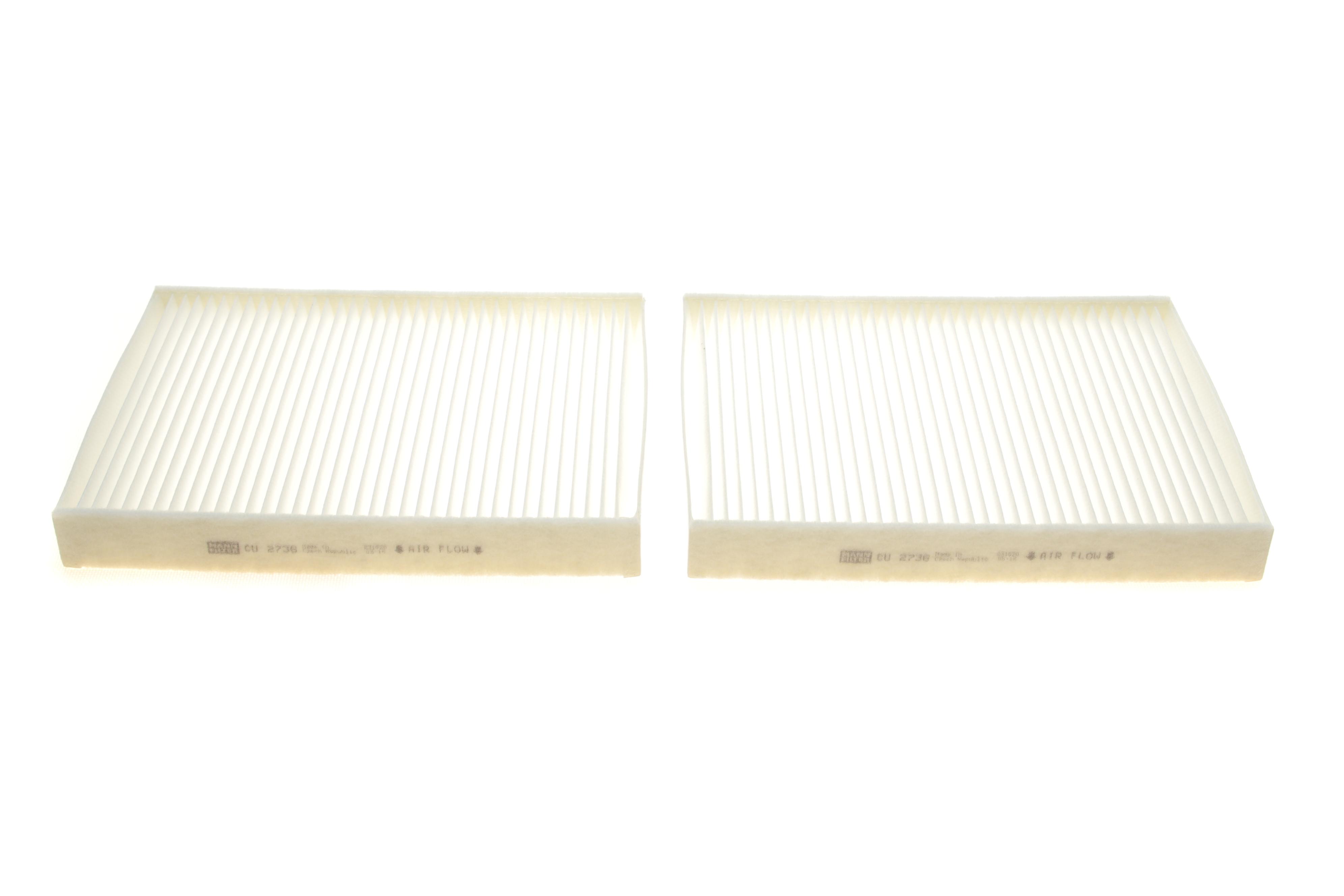 Фільтр салону BMW 5 (E39) 96-04 (к-кт 2 шт.)