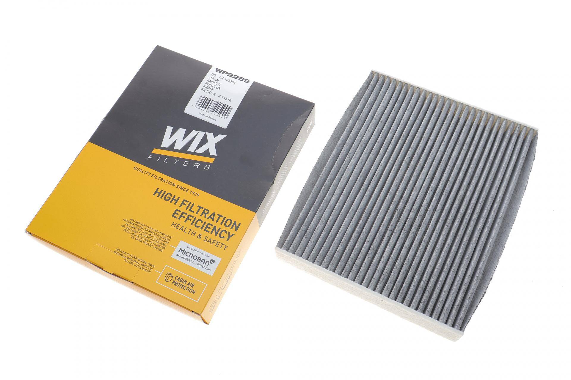 Фільтр салону Land Rover Range Rover 21- (вугільний)