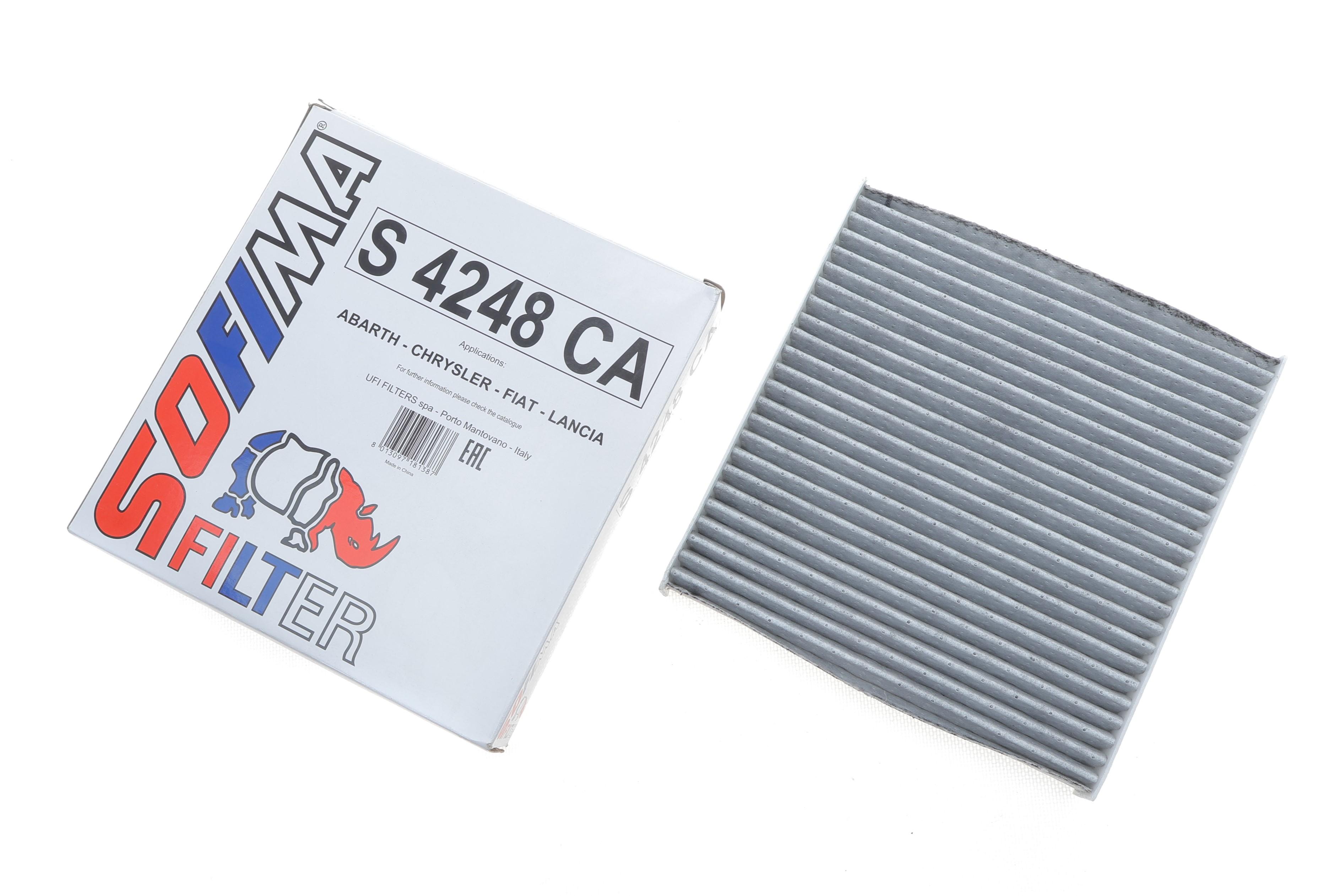 Фільтр салону Fiat Panda/500/500e 06- (вугільний)