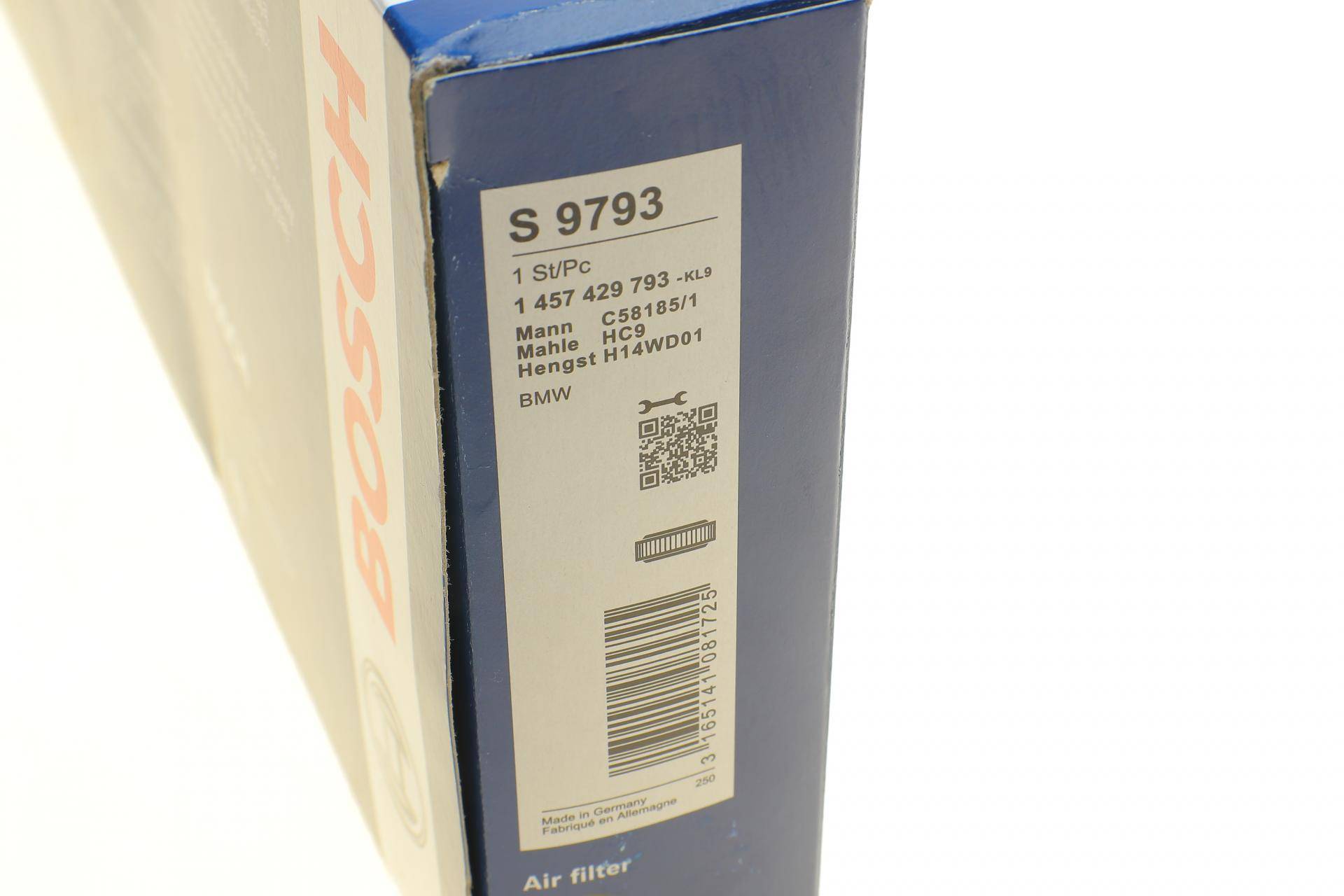 Фільтр повітряний BMW 3 (E36)/5 (E39) 2.5TDS 91-04 (M51)