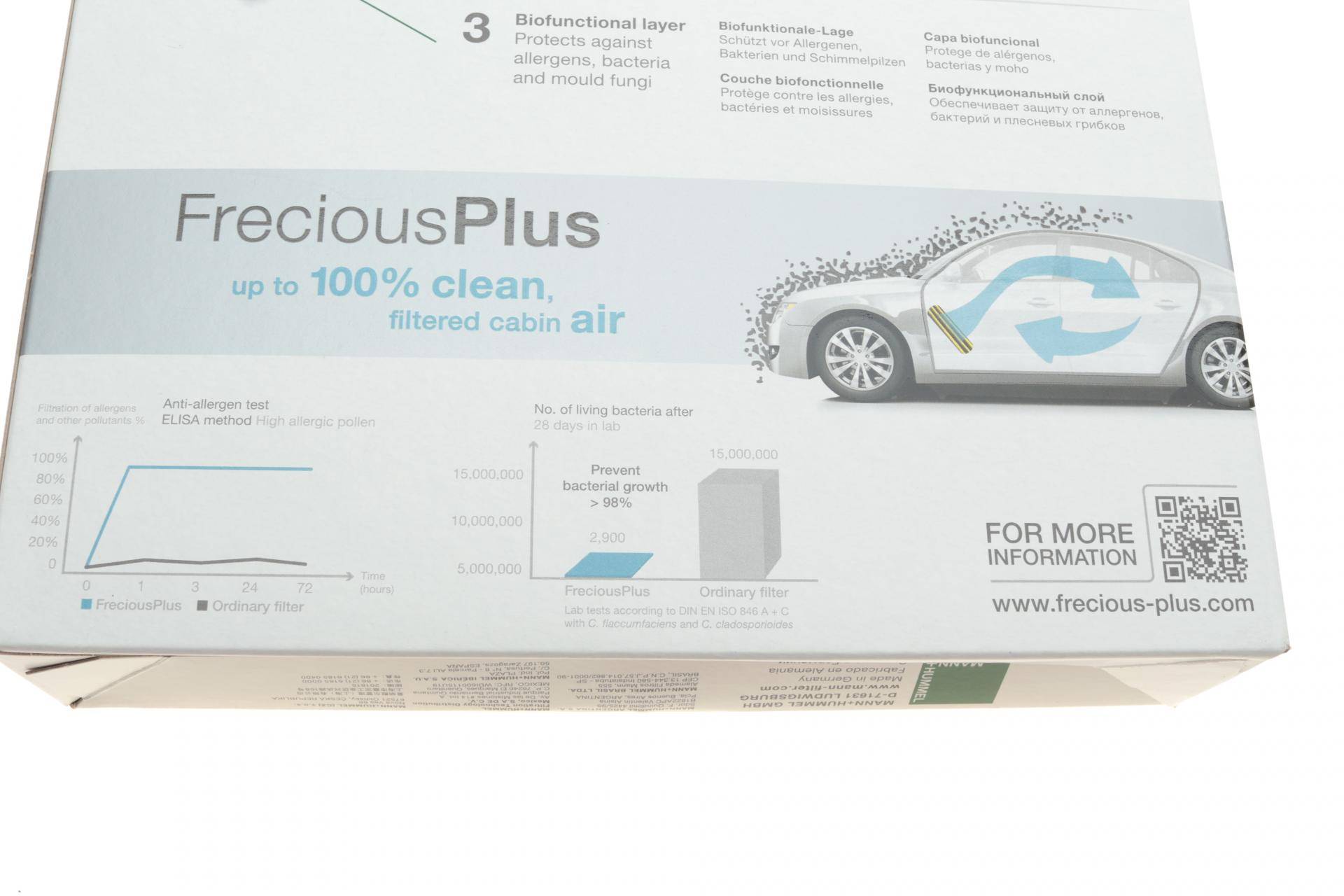 Фільтр салону Land Rover Discovery/Range Rover 11-/Volvo XC70/XC60/S60 07- (вугільний/антибактеріальний)