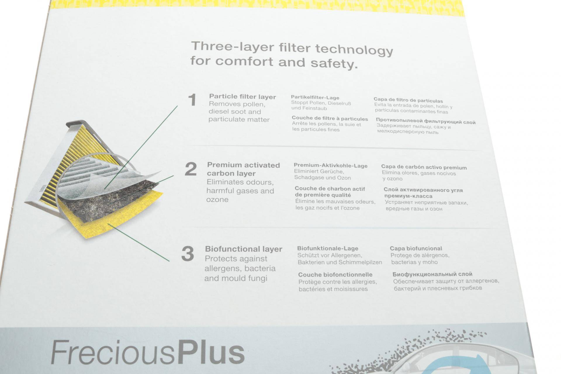 Фільтр салону Land Rover Discovery/Range Rover 11-/Volvo XC70/XC60/S60 07- (вугільний/антибактеріальний)