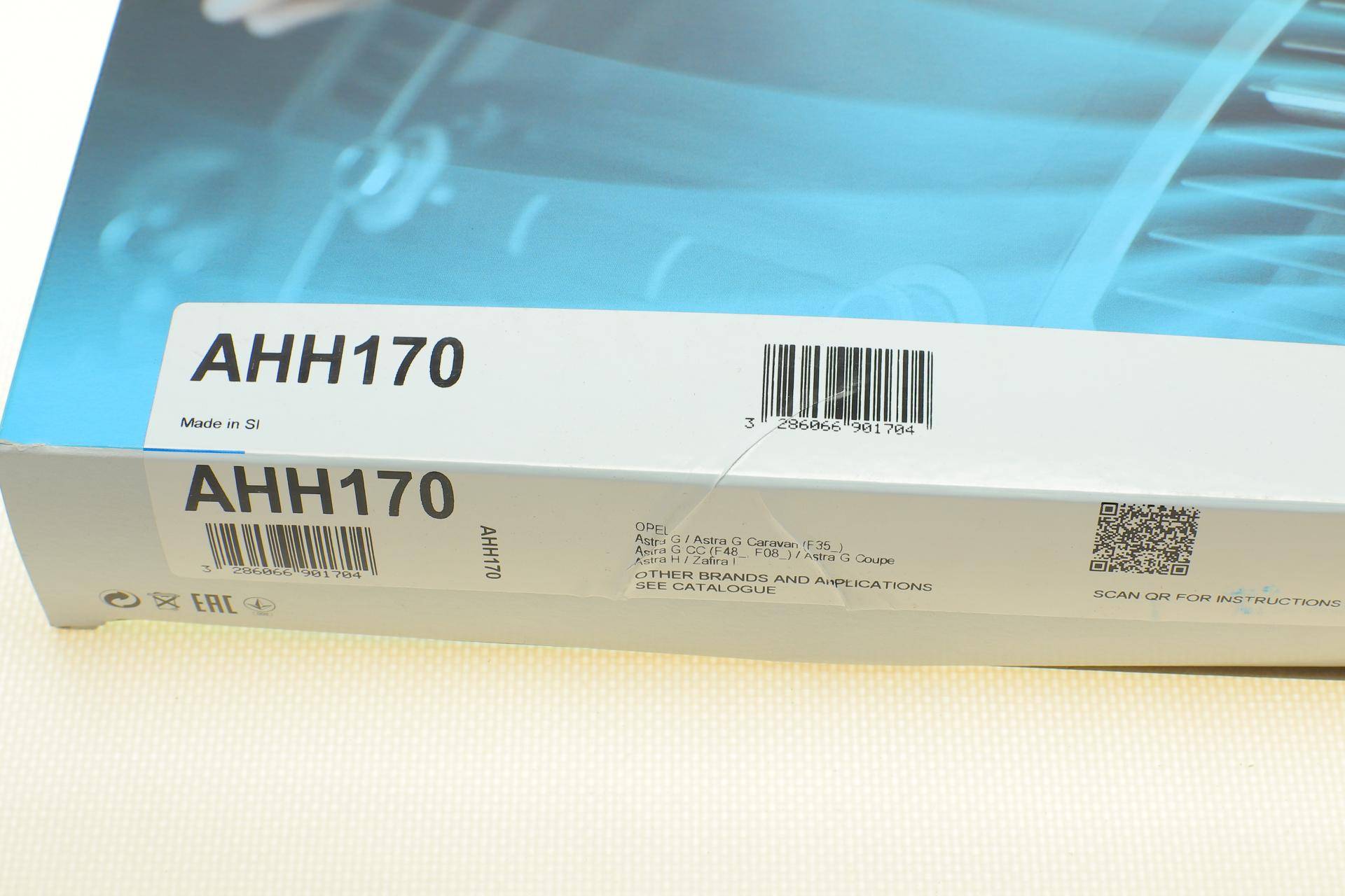 Фільтр салону Opel Astra F/G/H 96- (антиалергенний, захист від вірусів) CabinHepa+