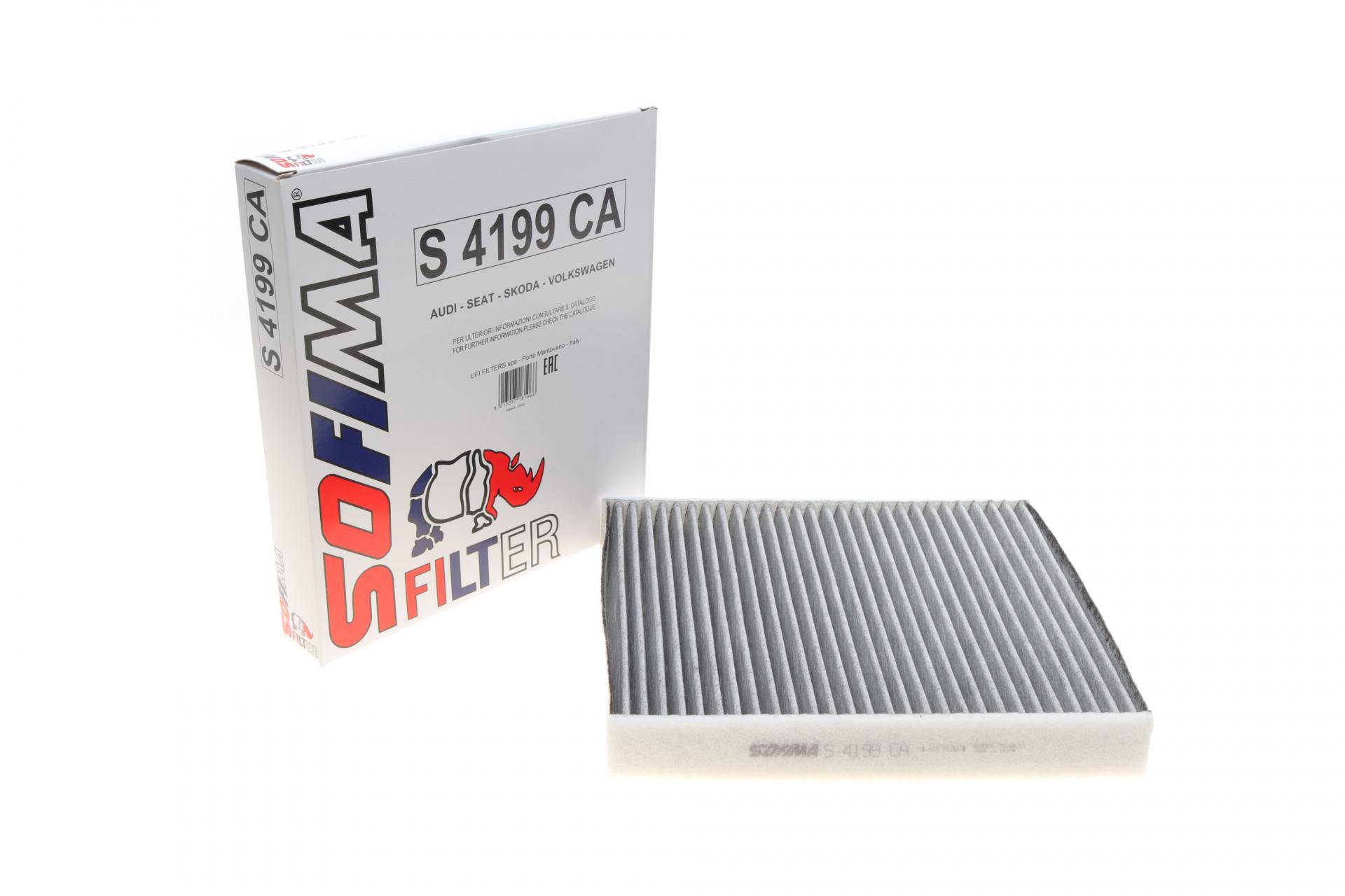 Фільтр салону Skoda Fabia/Roomster/VW Polo 99-10 (вугільний)