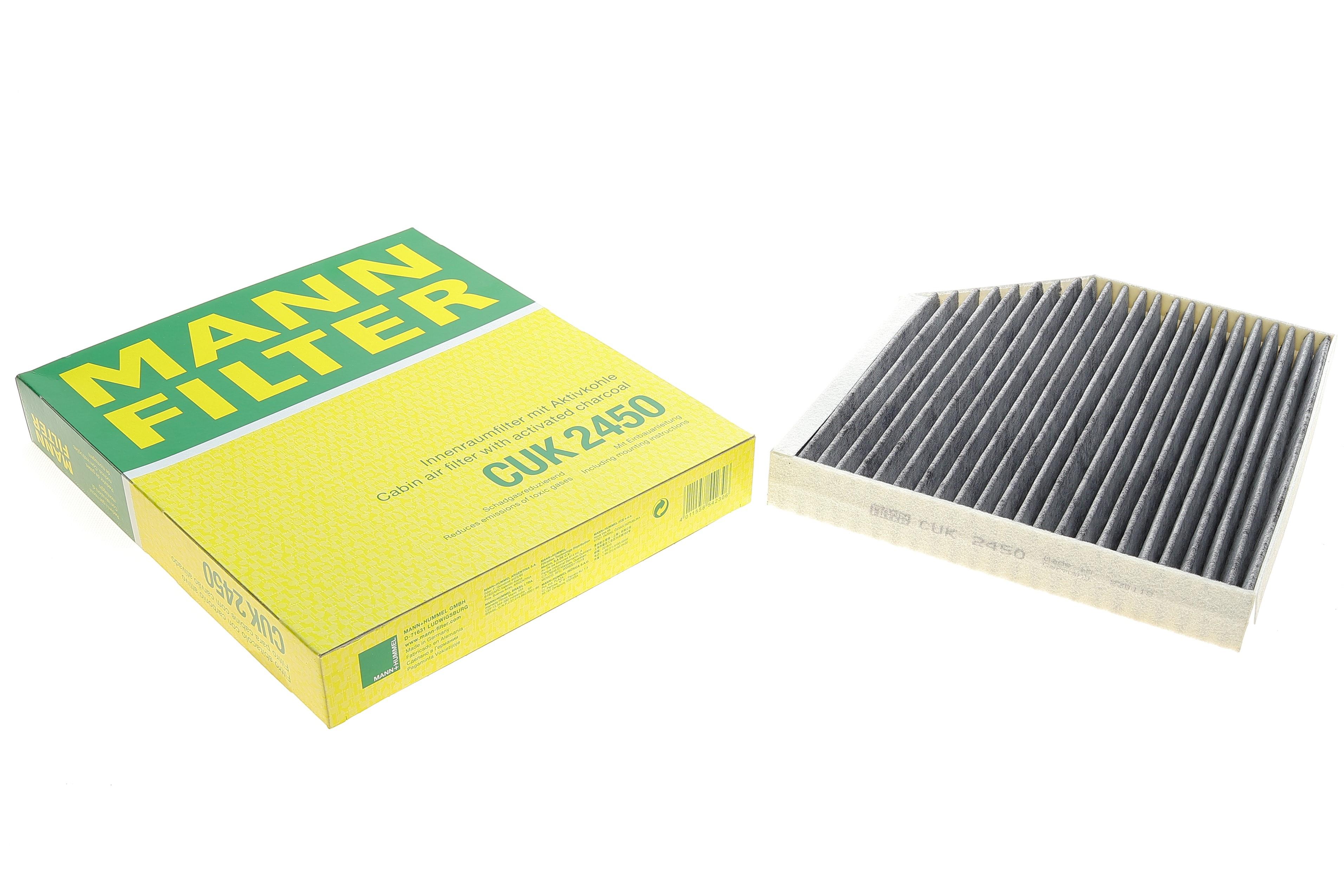 Фільтр салону Audi A4/A6 1.8-4.2TFSI 07- (вугільний)