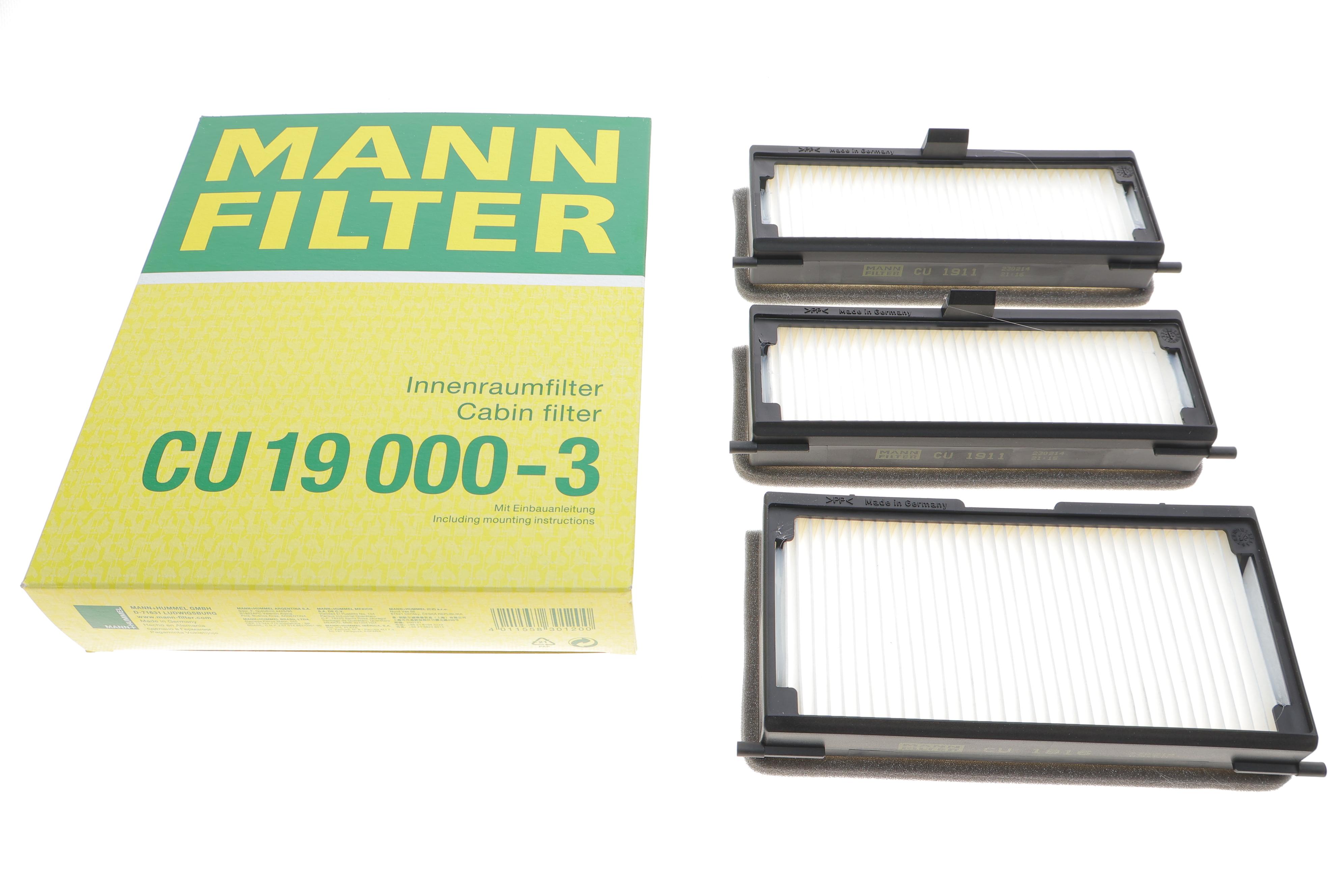 Фільтр салону Fiat Scudo/Peugeot Expert 1.6D/1.9D/2.0HDi/JTD 96- (к-кт 3шт)