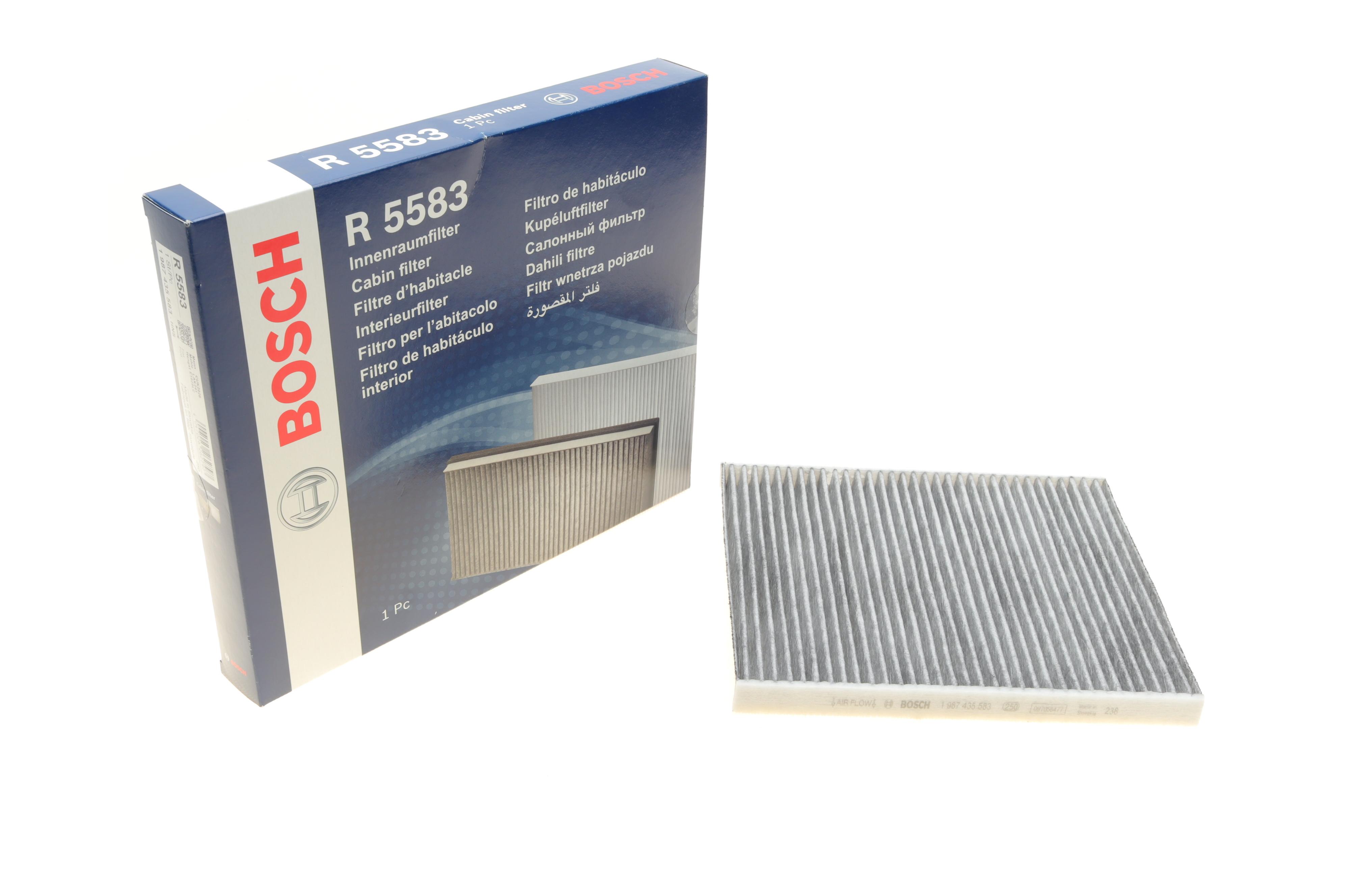 Фільтр салону Fiat Panda 1.1-1.4 JTD 95-/Ford Ka 1.2/1.3 TDCi 08-16 (вугільний)