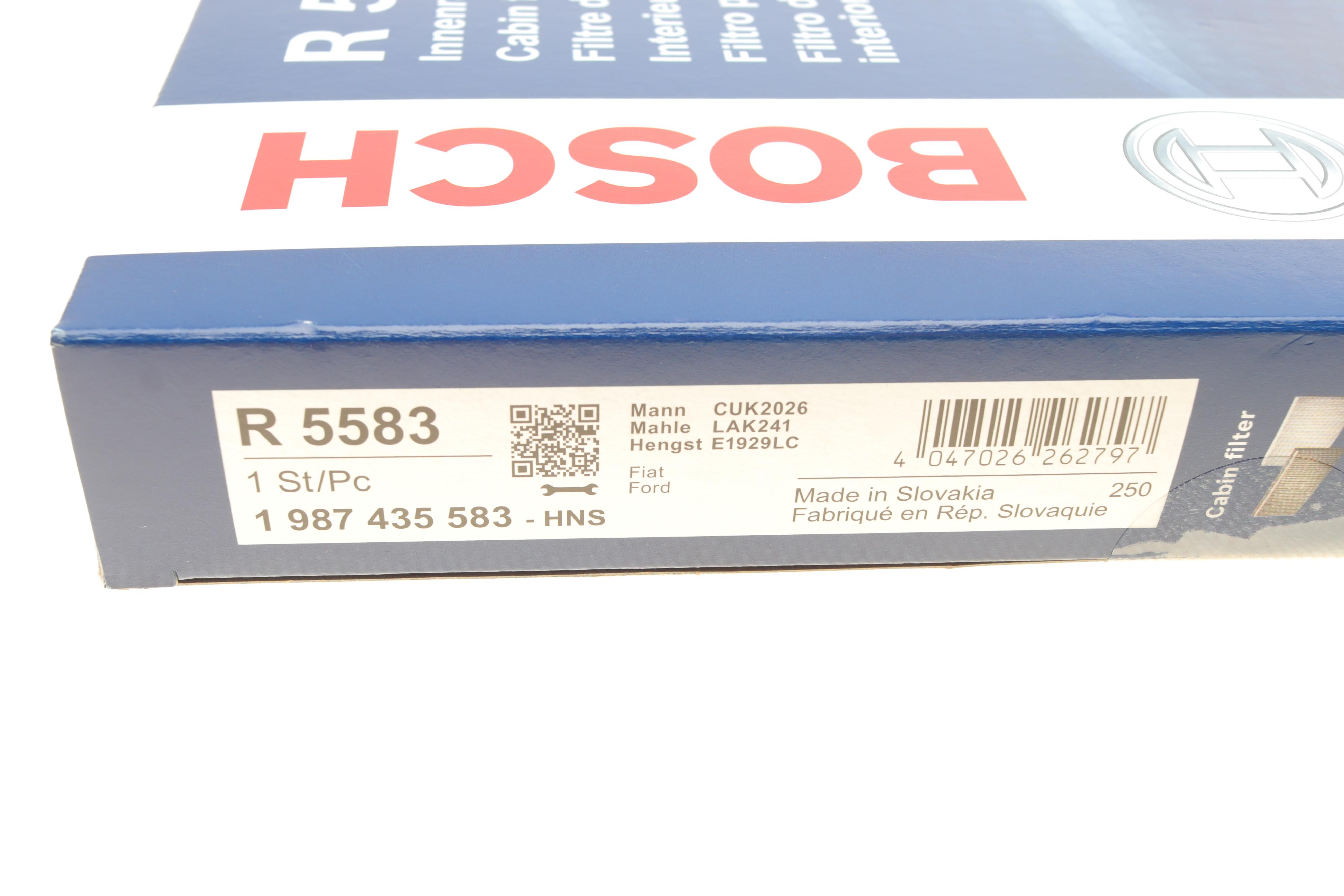 Фільтр салону Fiat Panda 1.1-1.4 JTD 95-/Ford Ka 1.2/1.3 TDCi 08-16 (вугільний)