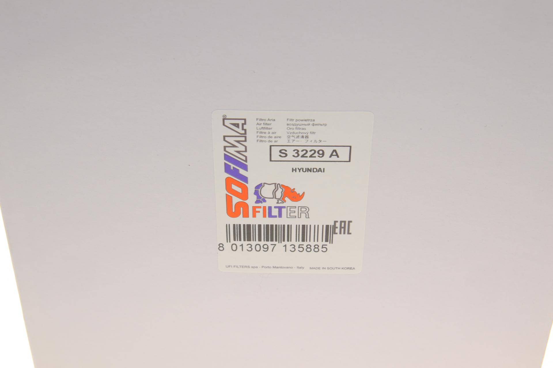 Фільтр повітряний Hyundai Matrix 1.5CRDI/1.6/1.8 01-10