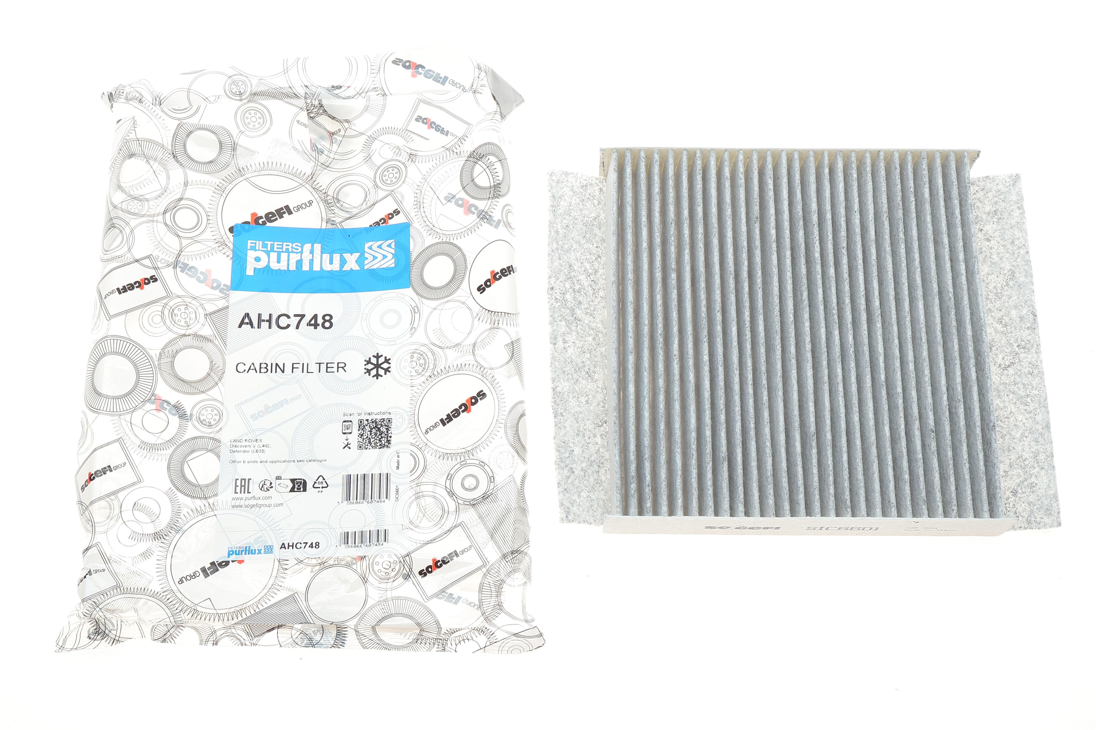 Фільтр салону Land Rover Defender/Discovery 2.0-5.0 07- (вугільний)