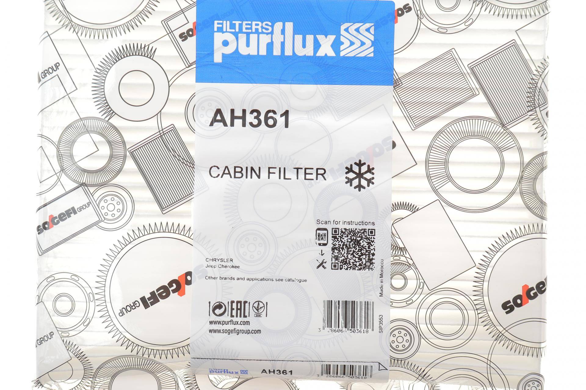 Фільтр салону Jeep Grand Cherokee 11-