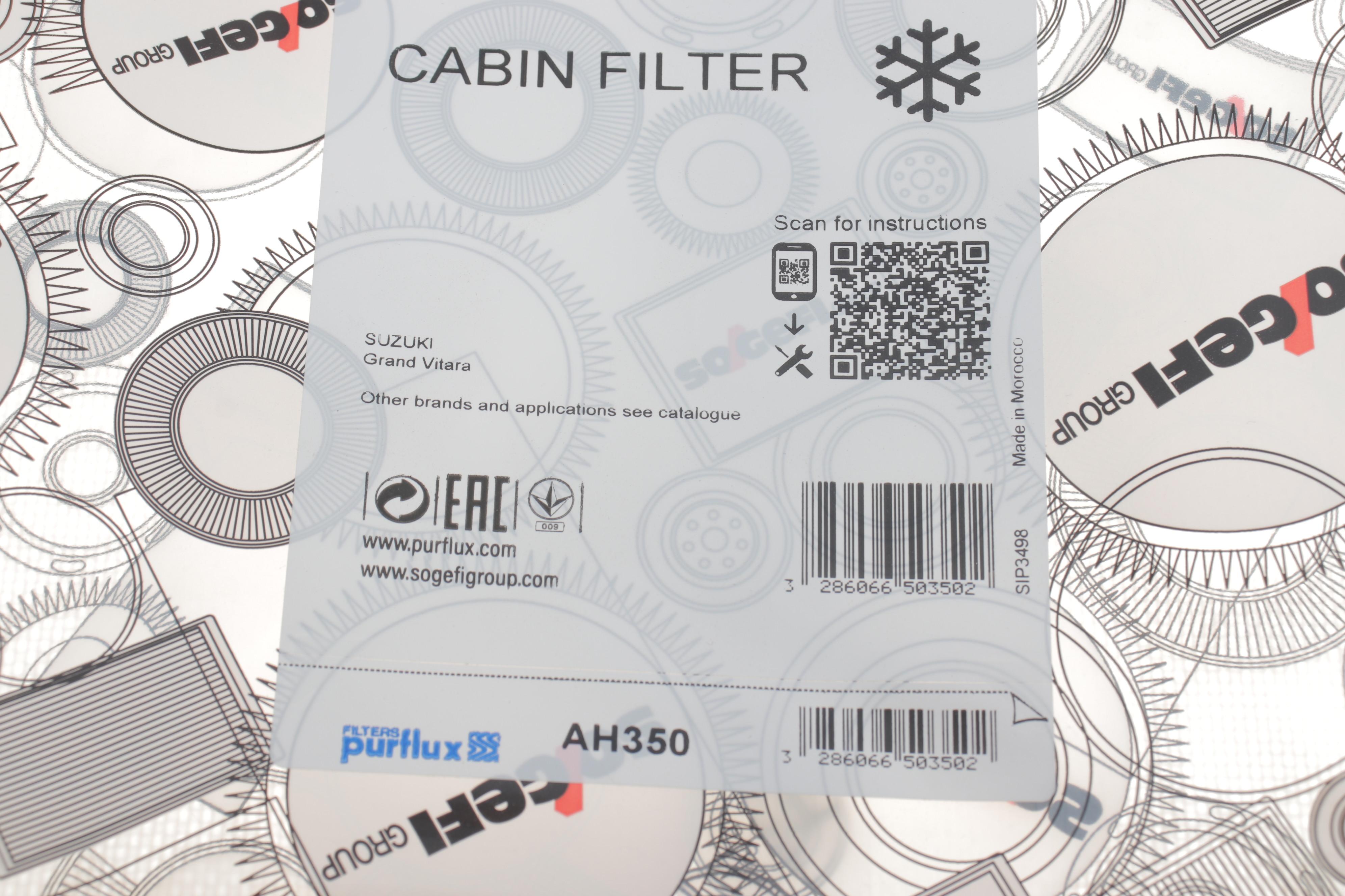 Фільтр салону Suzuki Grand Vitara 05-