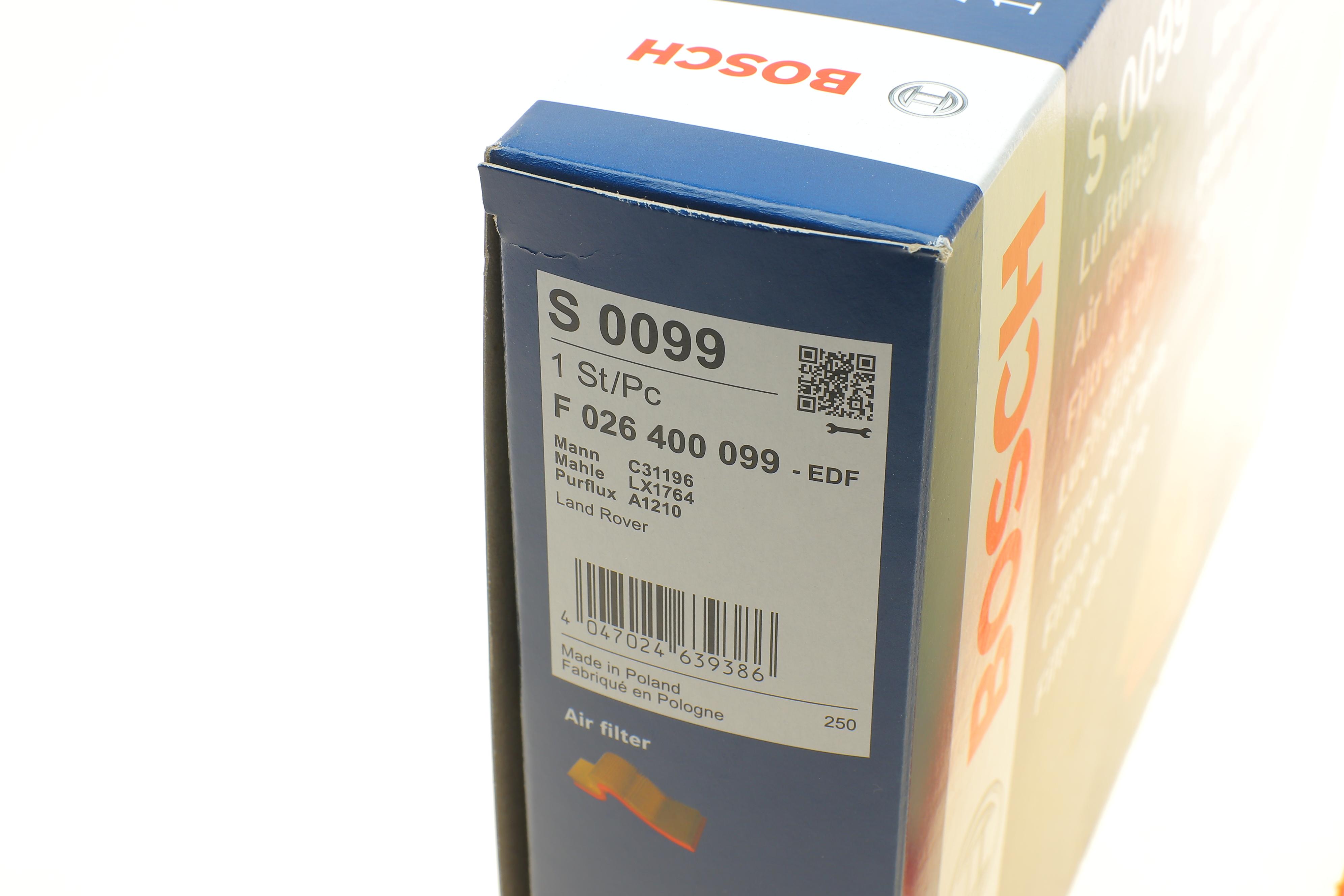 Фільтр воздушный Land Rover Discovery III-IV/Range Rover III-IV/Range Rover Sport 2.7D-4.4 04-