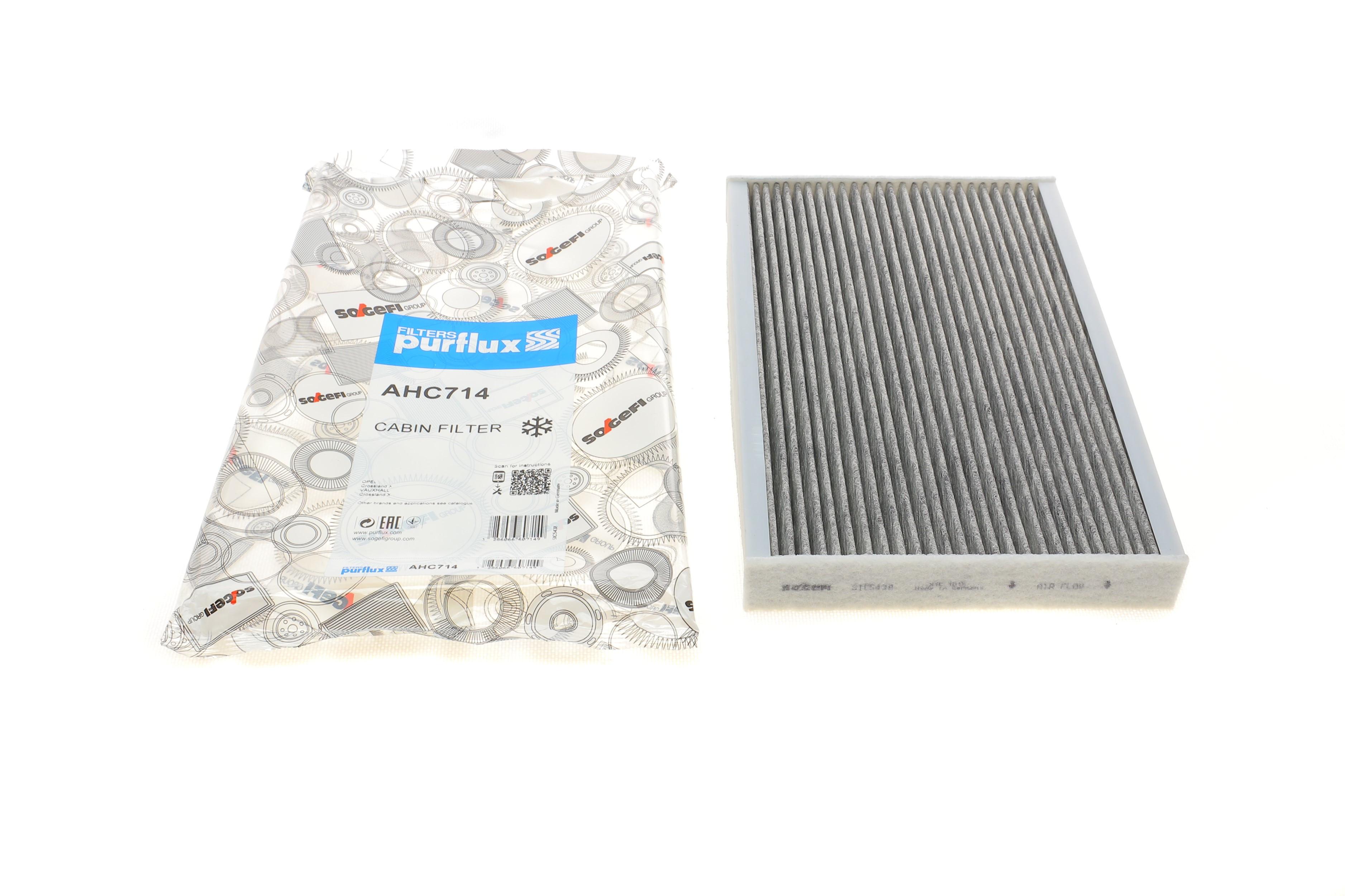 Фільтр салону Citroen C3 Aircross 1.2-1.6 17- (вугільний)