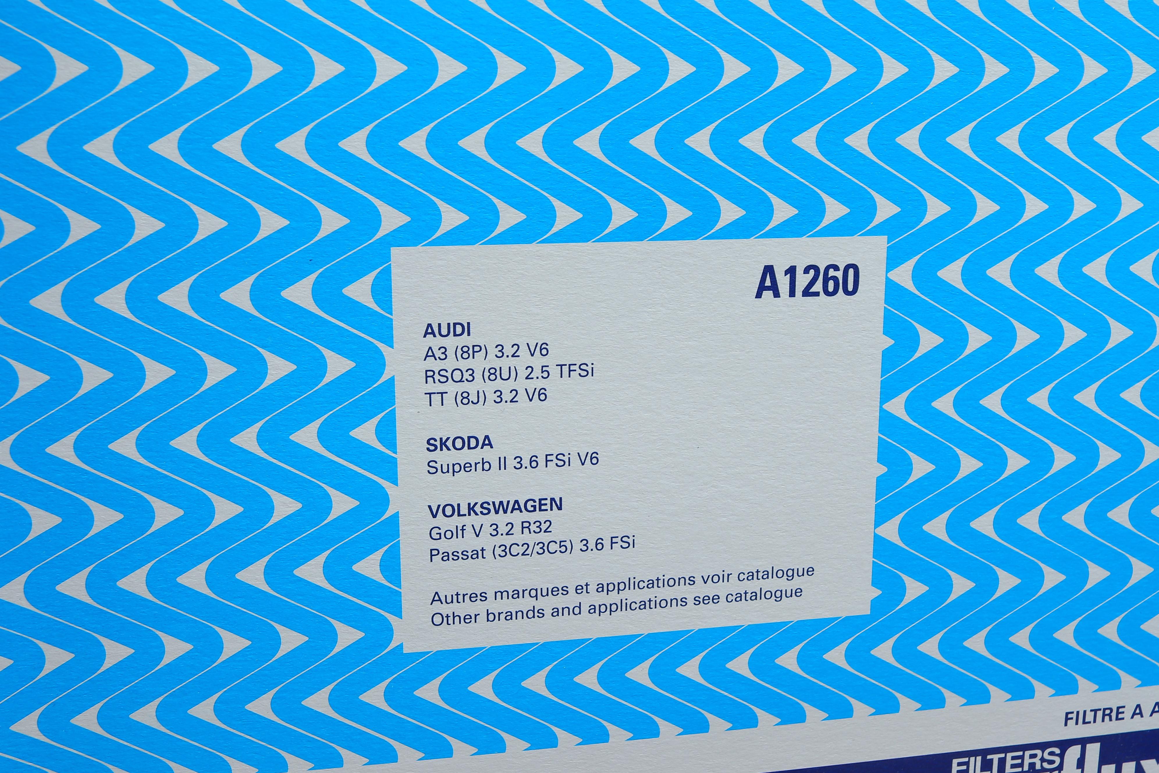 Фільтр повітряний VW Passat 3.2-3.6FSI 05-