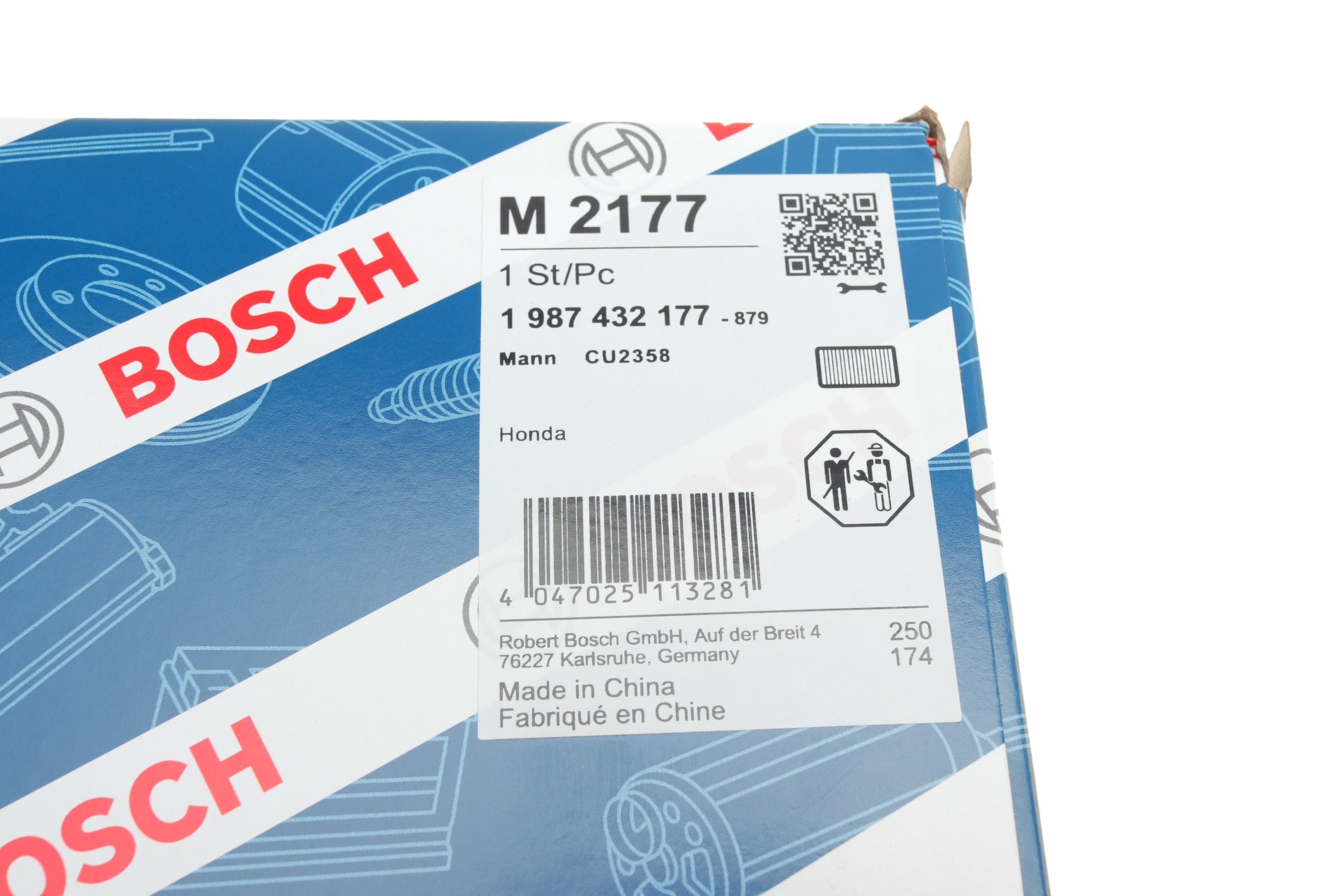 Фільтр салону Honda Accord/Civic 03- замынено на 1 987 432 166