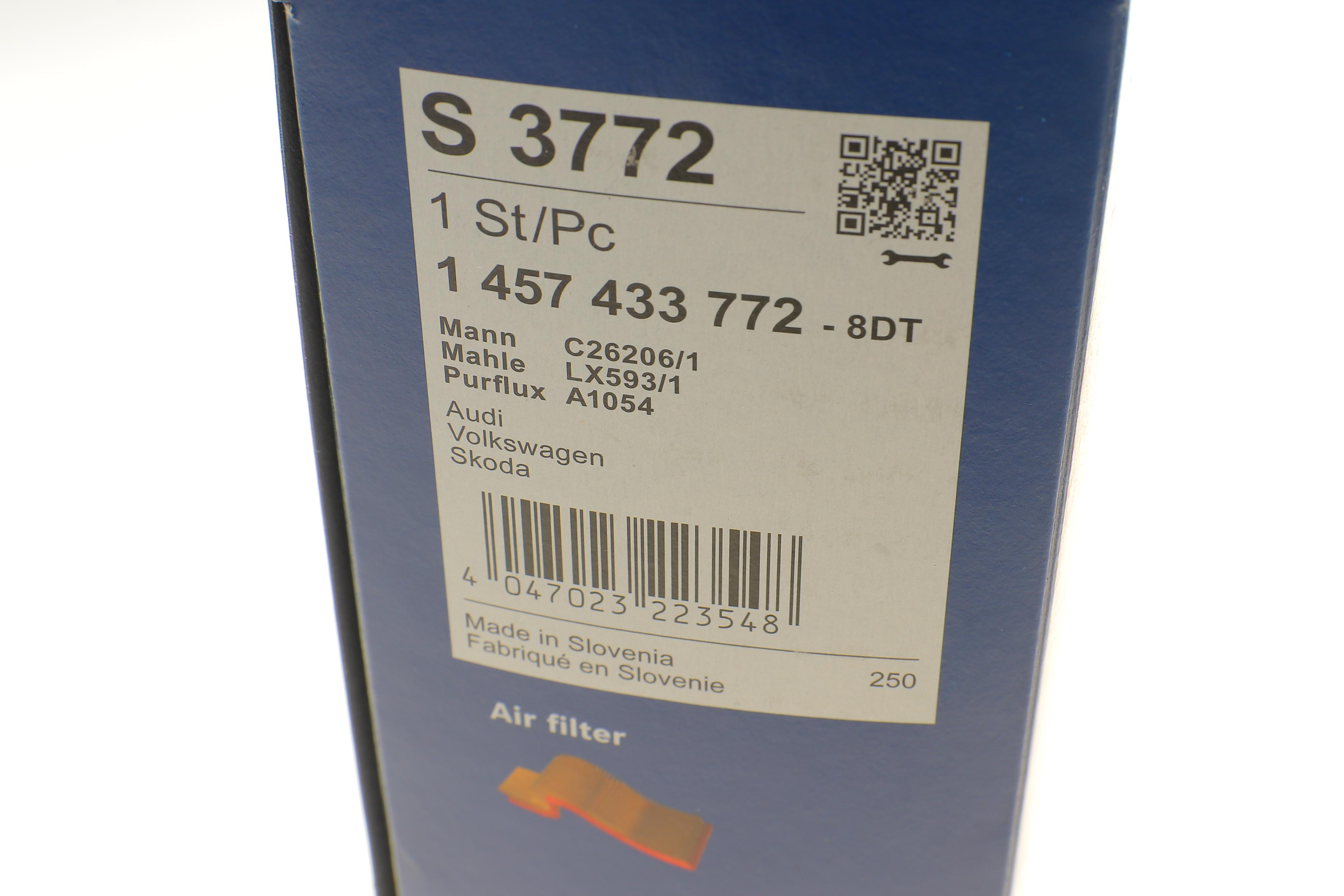 Фільтр повітряний VW Passat B5/Audi A6 2.5 TDI 97-05/A4 2.5 TDI 97-01