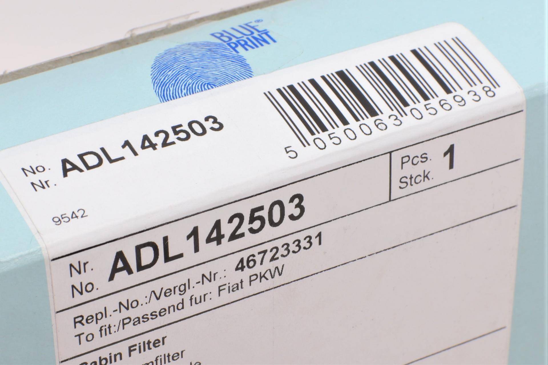 Фільтр салону Fiat Doblo 01-