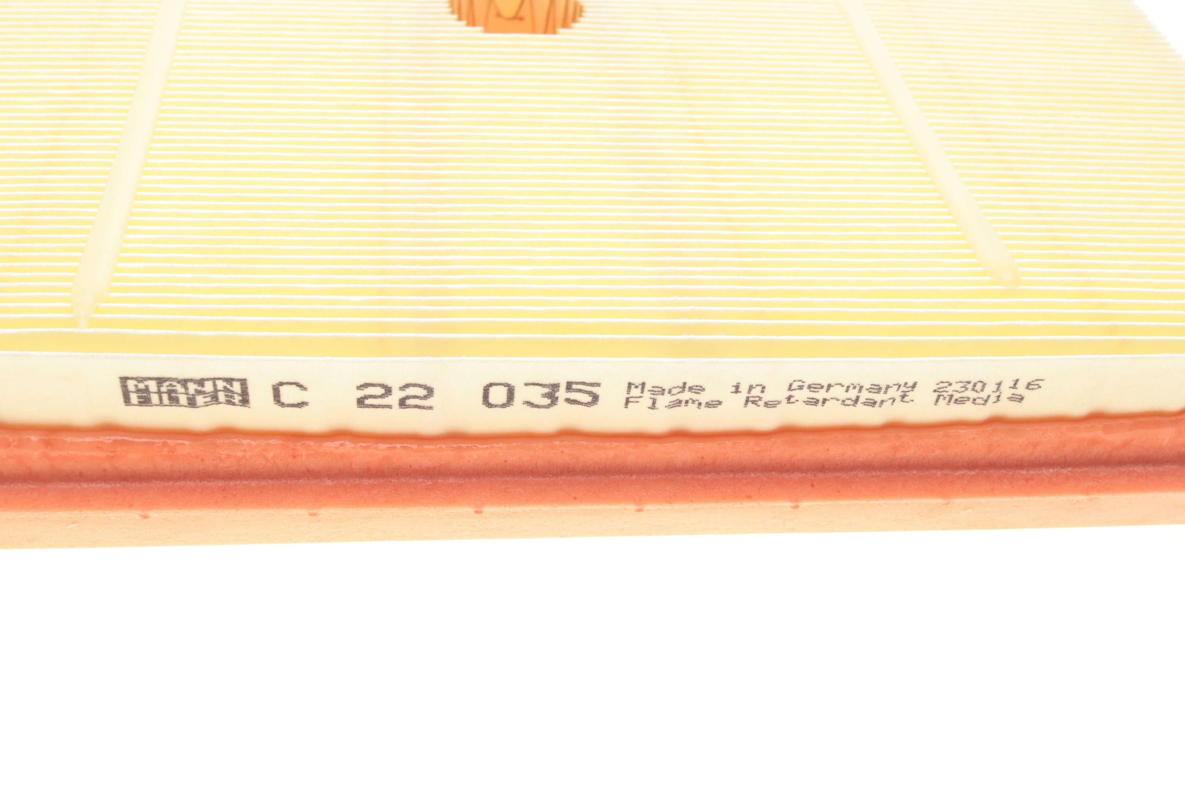 Фільтр повітряний VW Caddy/Golf/Polo/T-Roc/Skoda Fabia/Kamiq/Karoq 1.0TSI 15-/Octavia 1.0-1.2TSI 13-