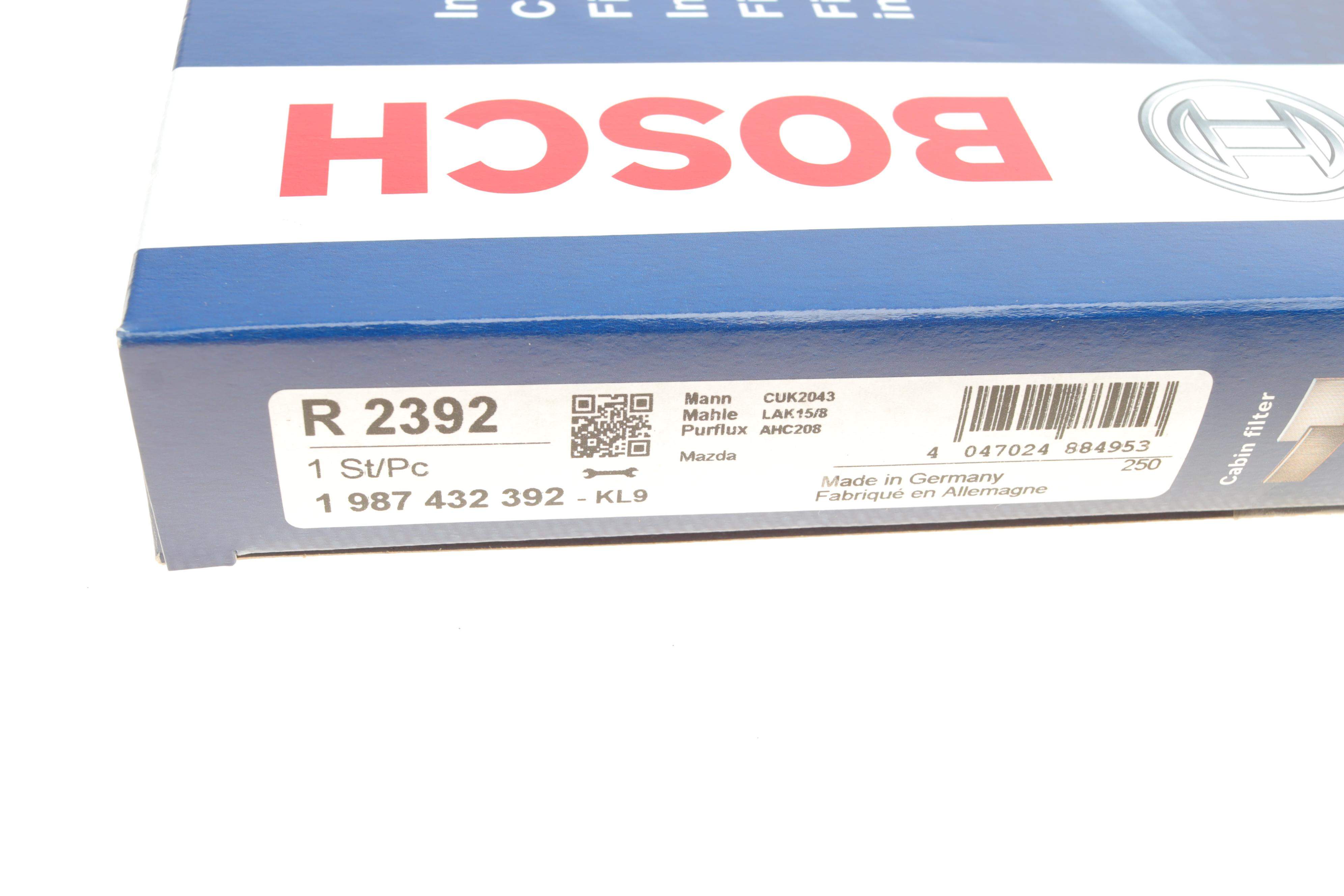 Фільтр салону Mazda 6 02-/ CX-7 07-13 (вугільний)