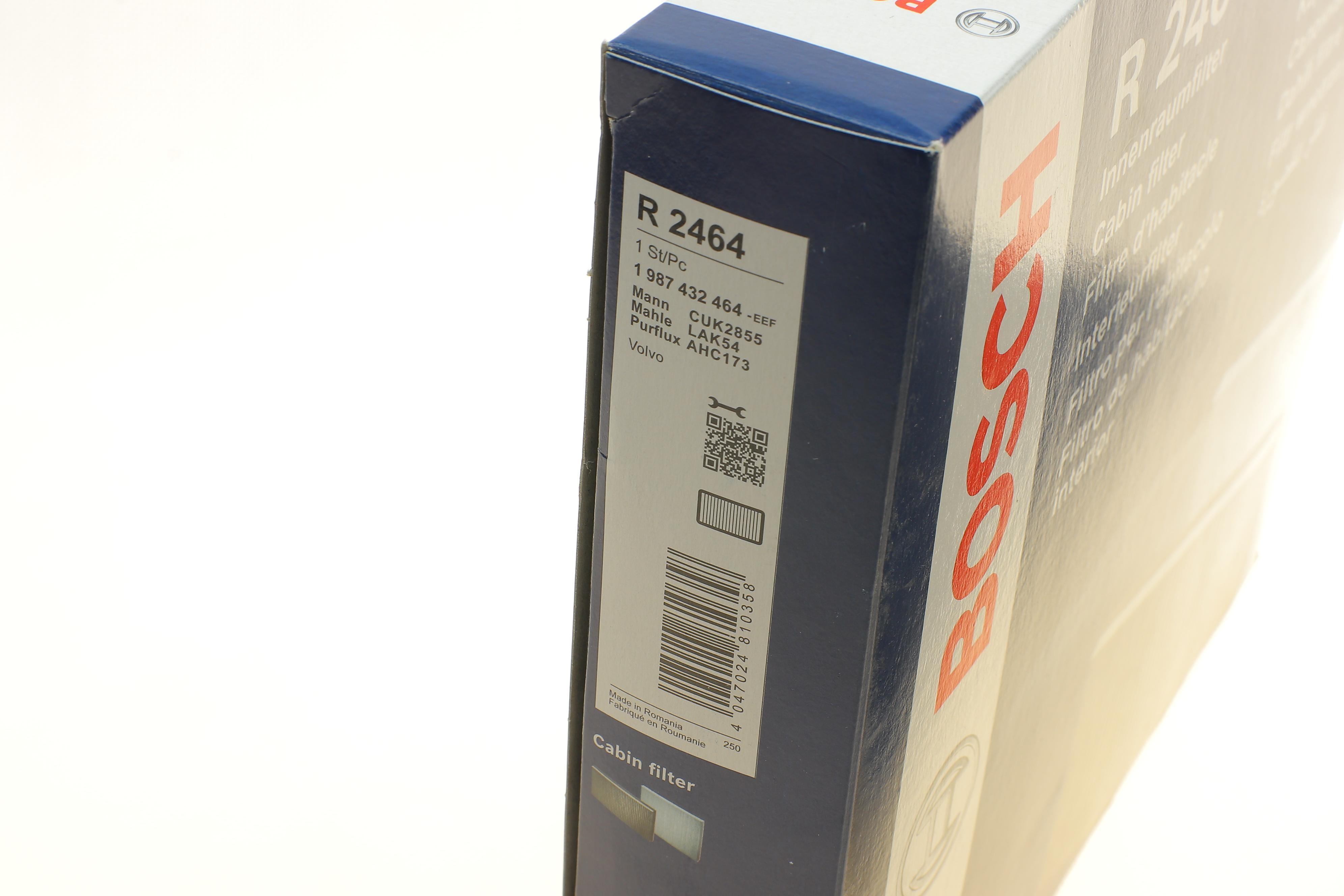 Фільтр салона Volvo S60/S70/S80/V70/XC90 98-14 (угольный)